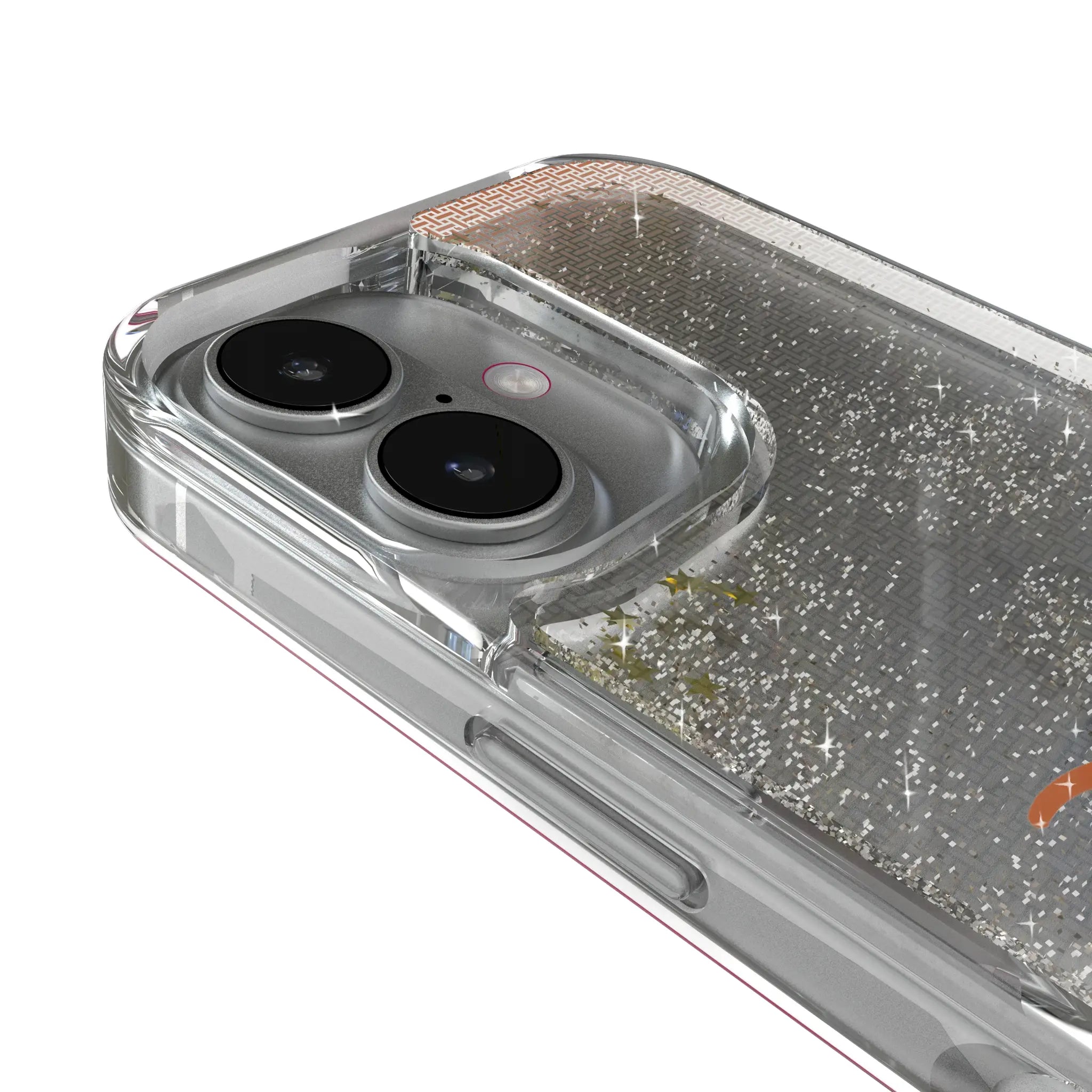 University of Texas Longhorns Linen Glitter Phone Case