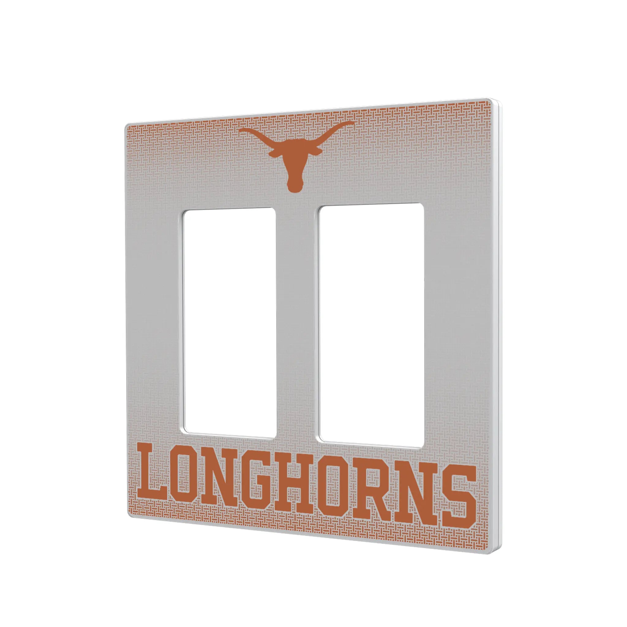 University of Texas Longhorns Linen Hidden-Screw Light Switch Plate