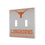 University of Texas Longhorns Linen Hidden-Screw Light Switch Plate