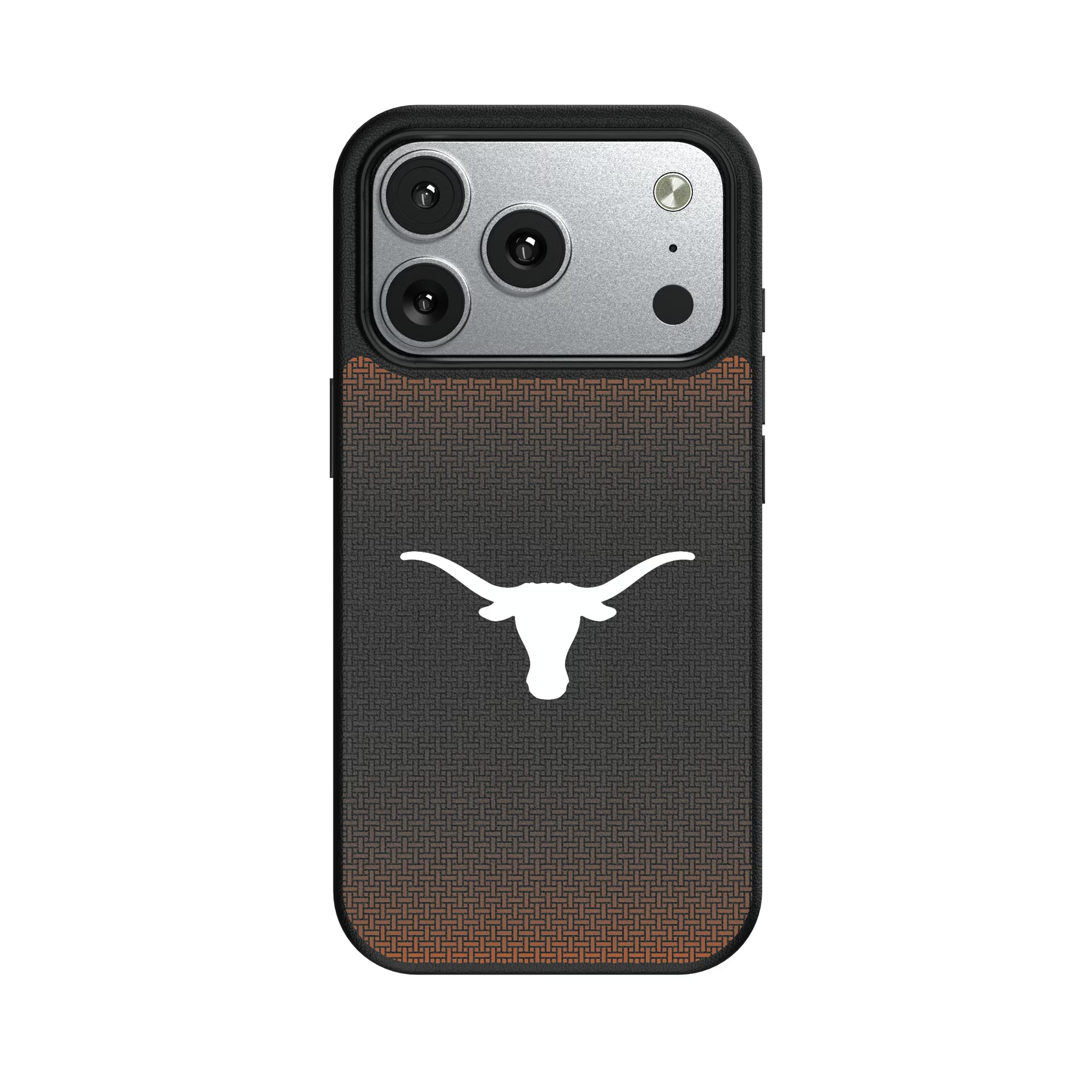 University of Texas Longhorns Linen MagSafe Compatible Phone Case for Apple iPhone - Sports Gifts, Sports Memorabilia, Sports Collectibles, Fan Shop