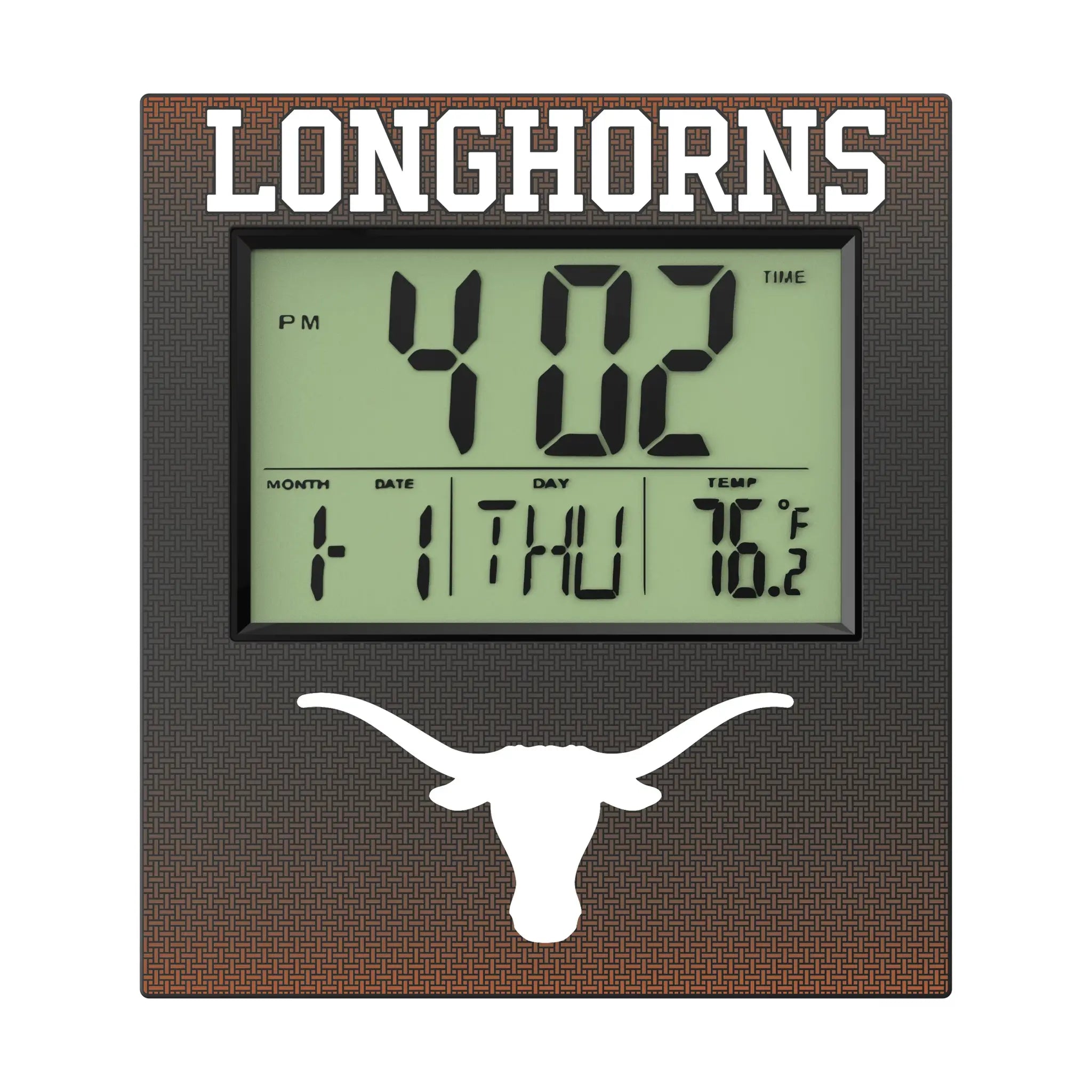 University of Texas Longhorns Linen Wall Clock