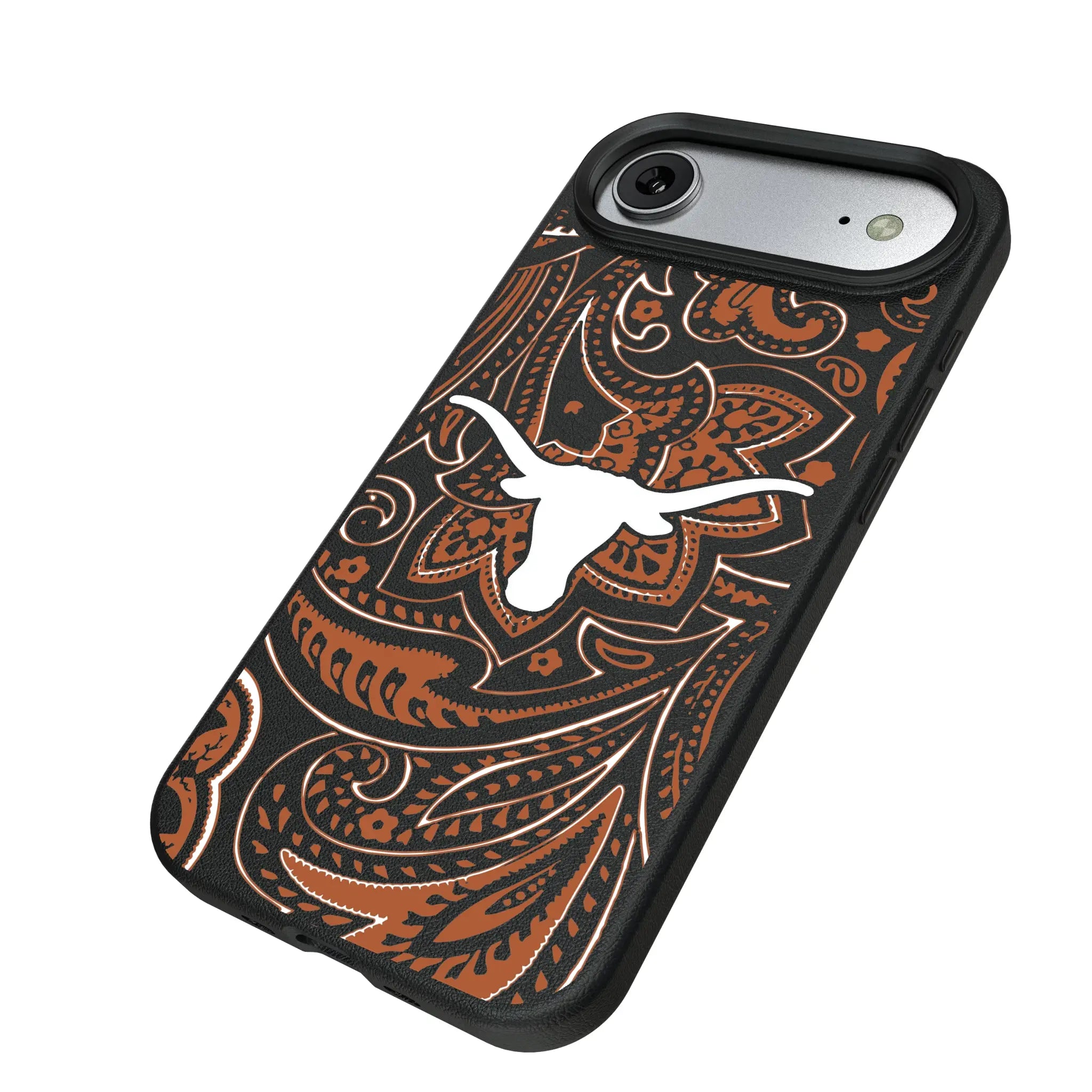 University of Texas Longhorns Paisley MagSafe Compatible Phone Case for Apple iPhone