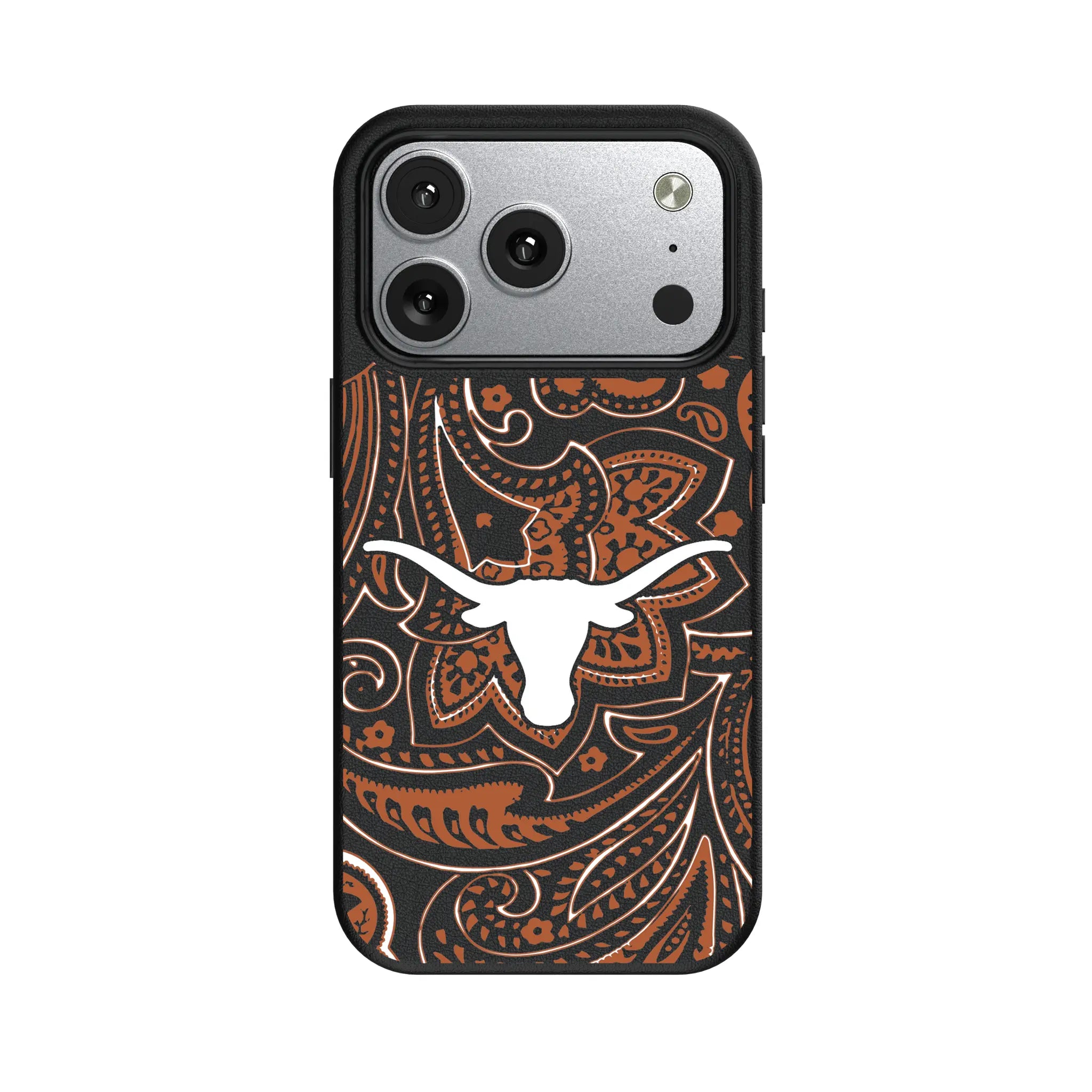 University of Texas Longhorns Paisley MagSafe Compatible Phone Case for Apple iPhone