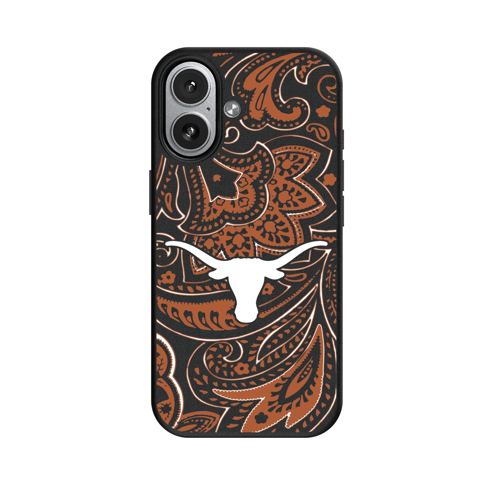 University of Texas Longhorns Paisley MagSafe Compatible Phone Case for Apple iPhone