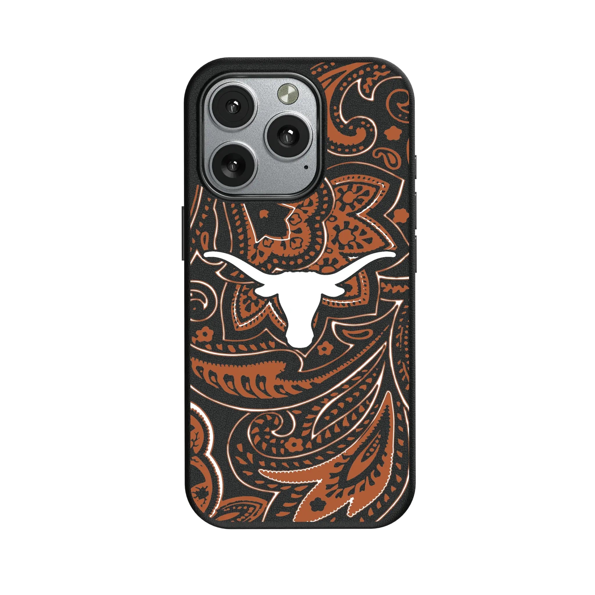 University of Texas Longhorns Paisley MagSafe Compatible Phone Case for Apple iPhone