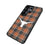 University of Texas Longhorns Plaid MagSafe Compatible Phone Case for Samsung Galaxy