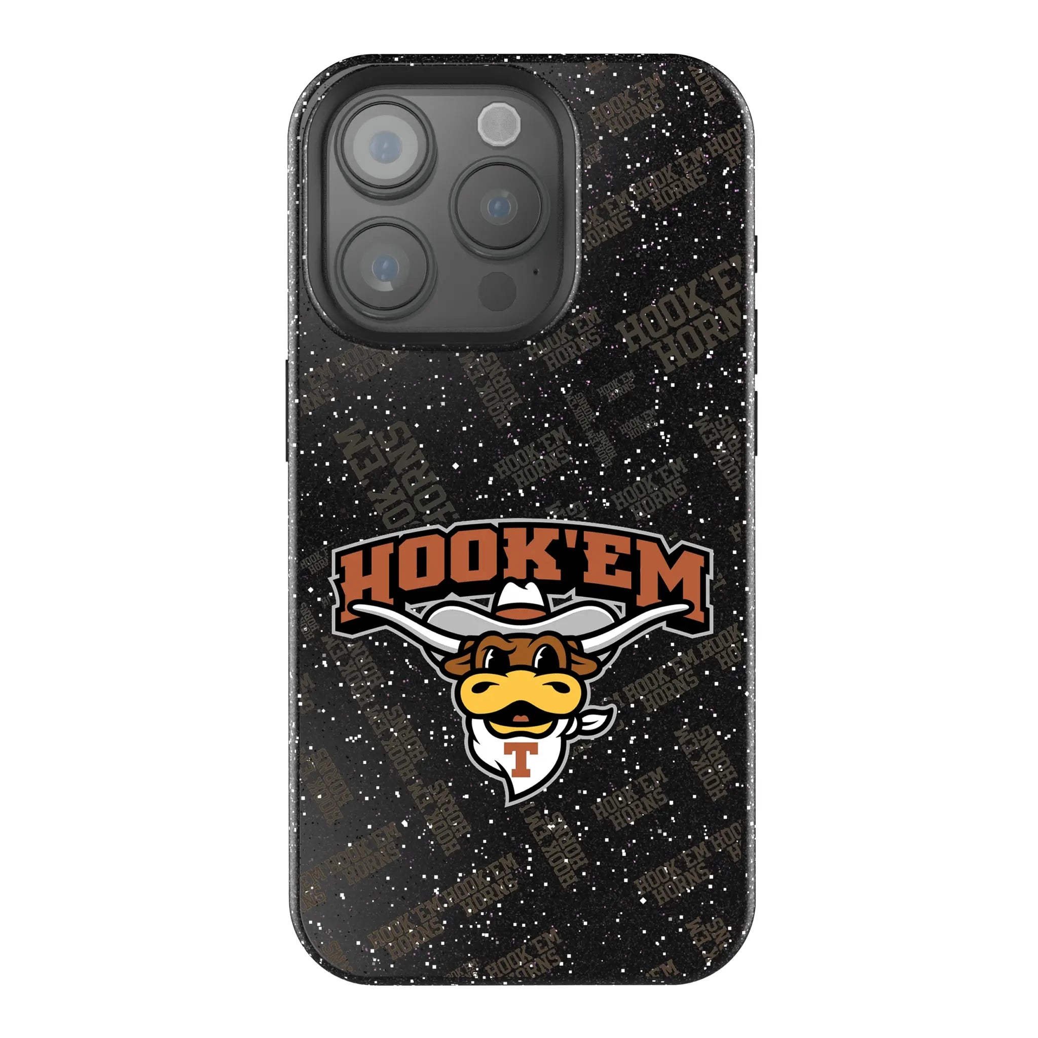 University of Texas Longhorns Quadtile Bling Phone Case for Apple iPhone