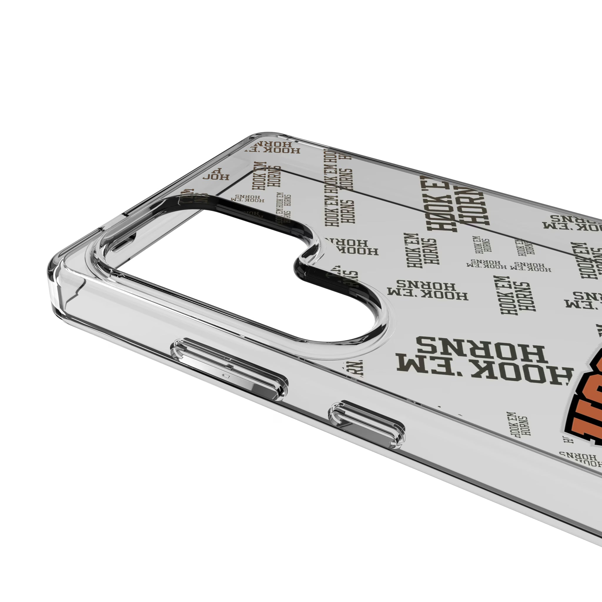 University of Texas Longhorns Quadtile Clear Phone Case for Samsung Galaxy