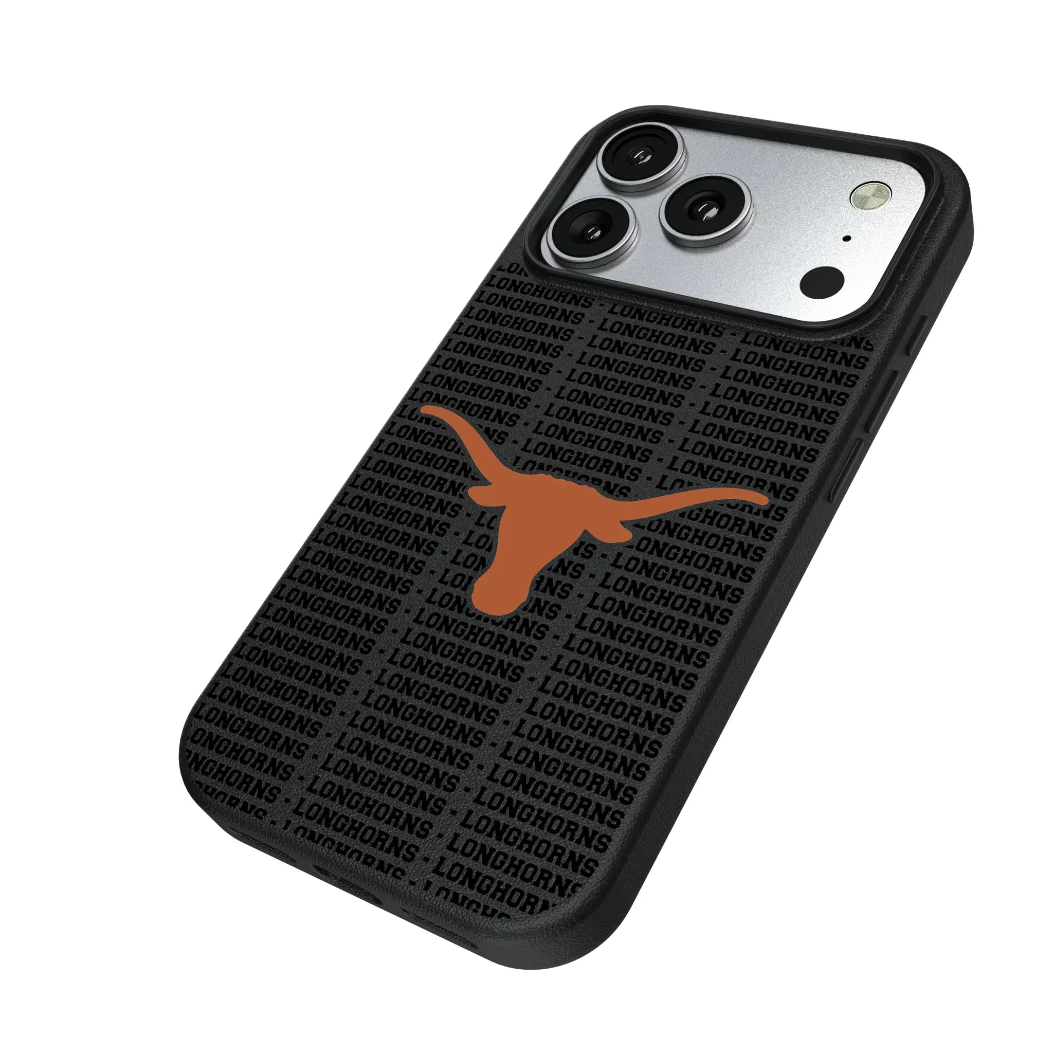 University of Texas Longhorns Text Backdrop MagSafe Compatible Phone Case for Apple iPhone