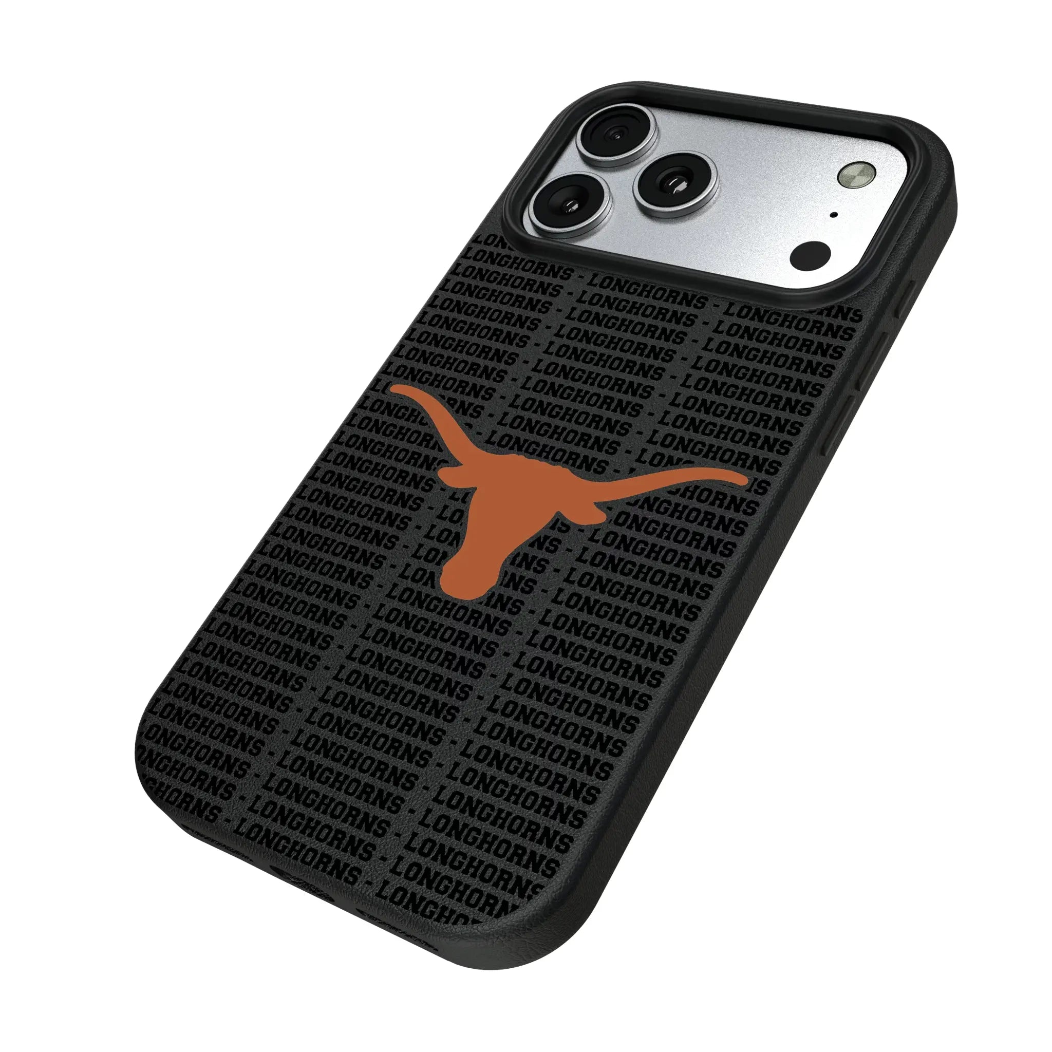 University of Texas Longhorns Text Backdrop MagSafe Compatible Phone Case for Apple iPhone