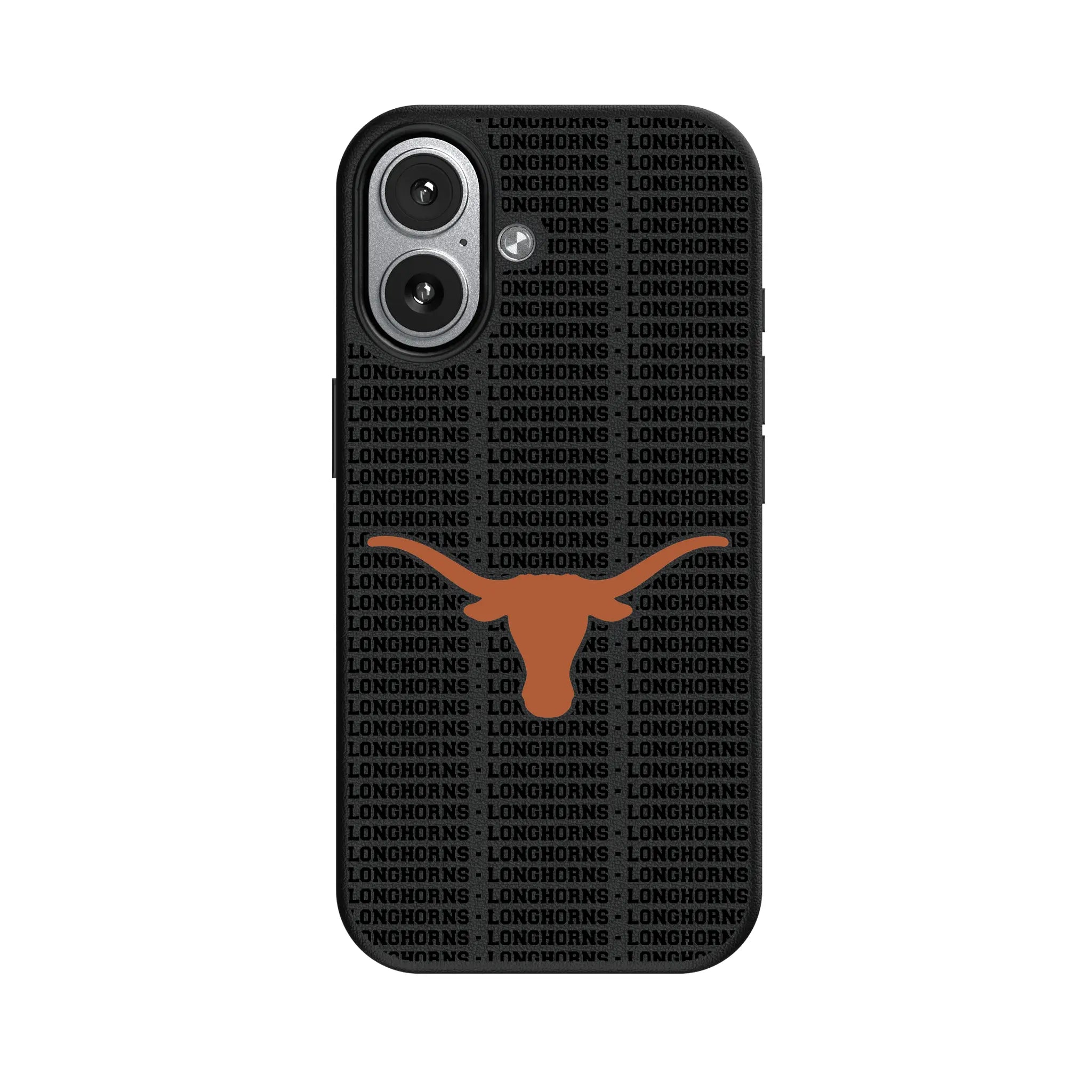 University of Texas Longhorns Text Backdrop MagSafe Compatible Phone Case for Apple iPhone