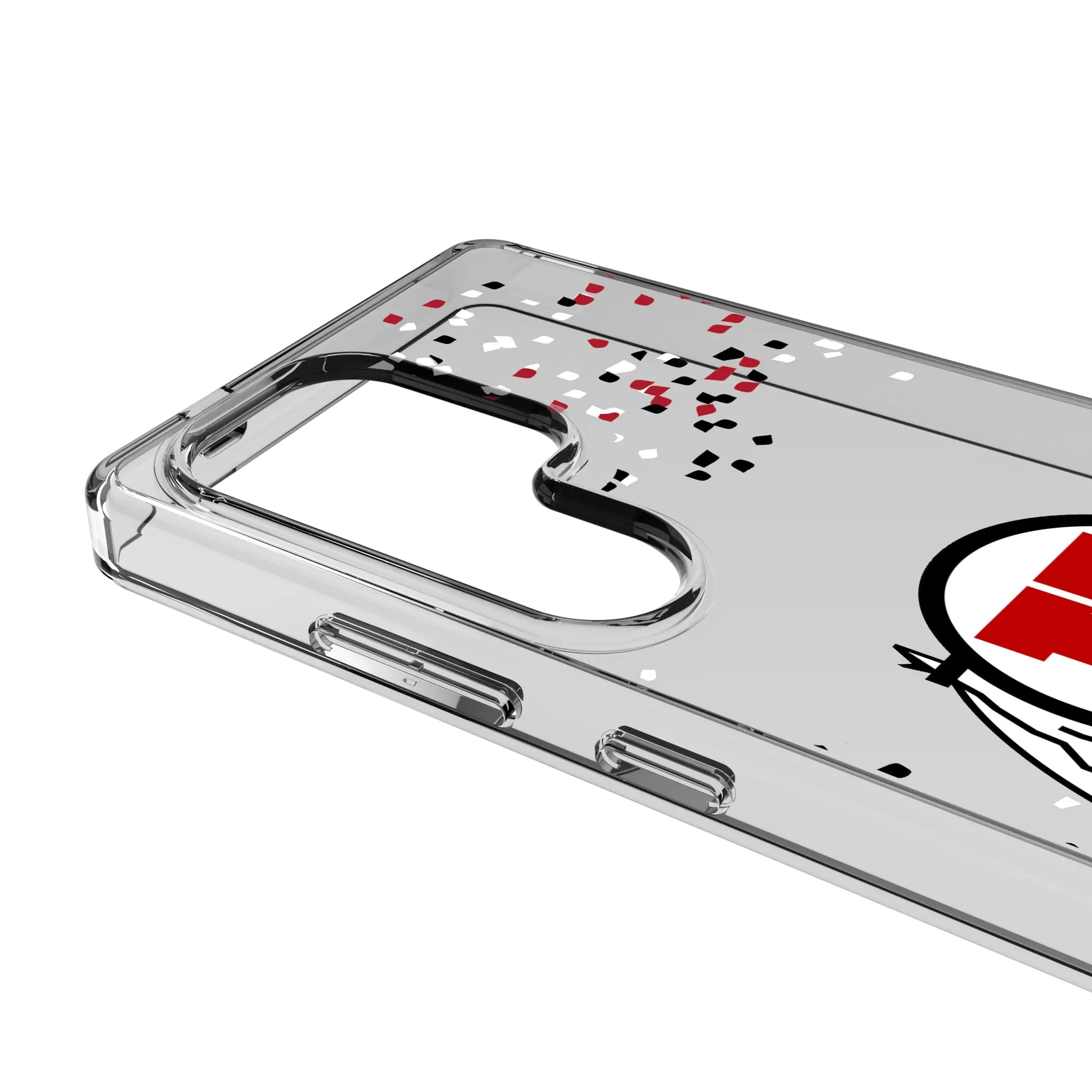 University of Utah Utes Confetti Clear Phone Case for Samsung Galaxy