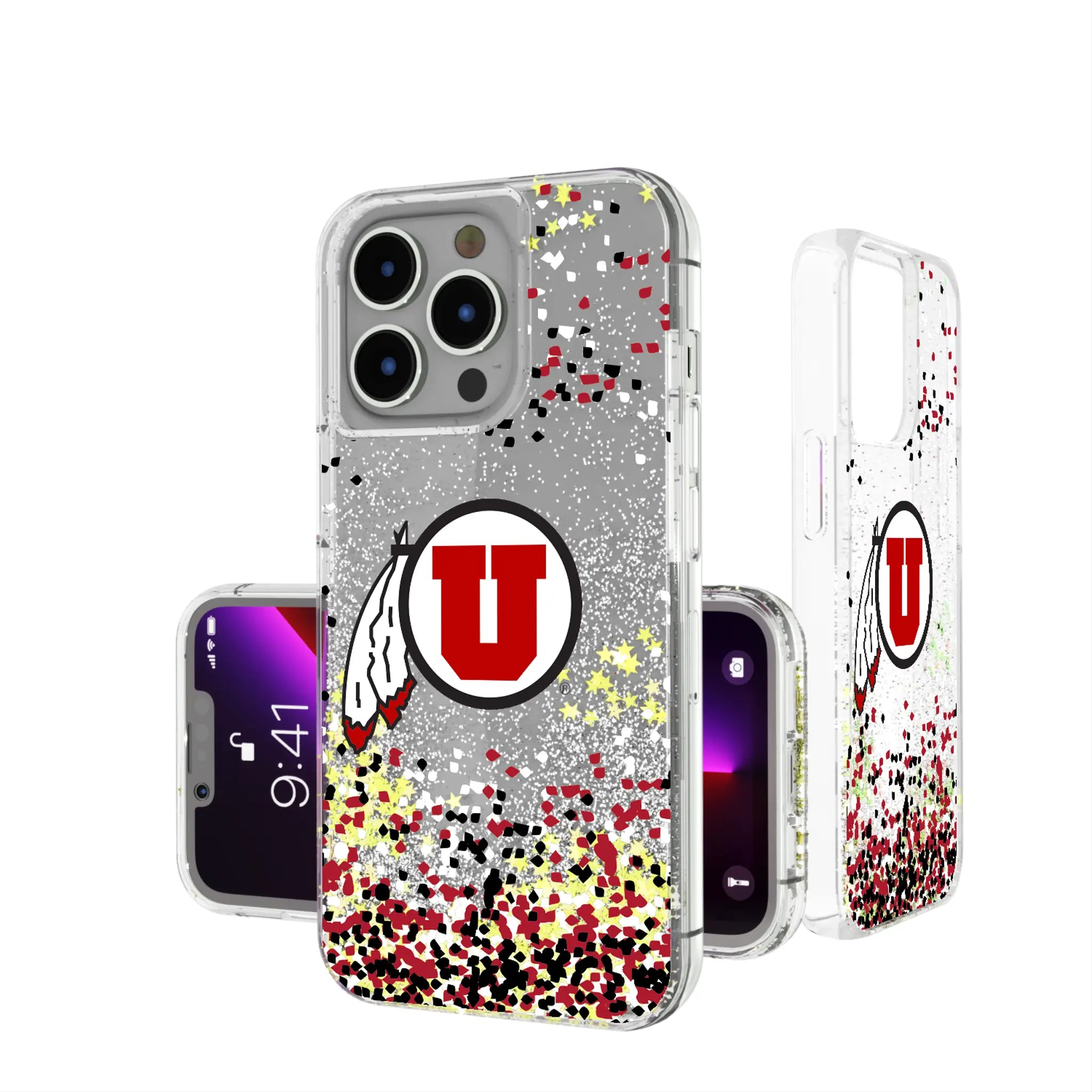 University of Utah Utes Confetti Glitter Phone Case