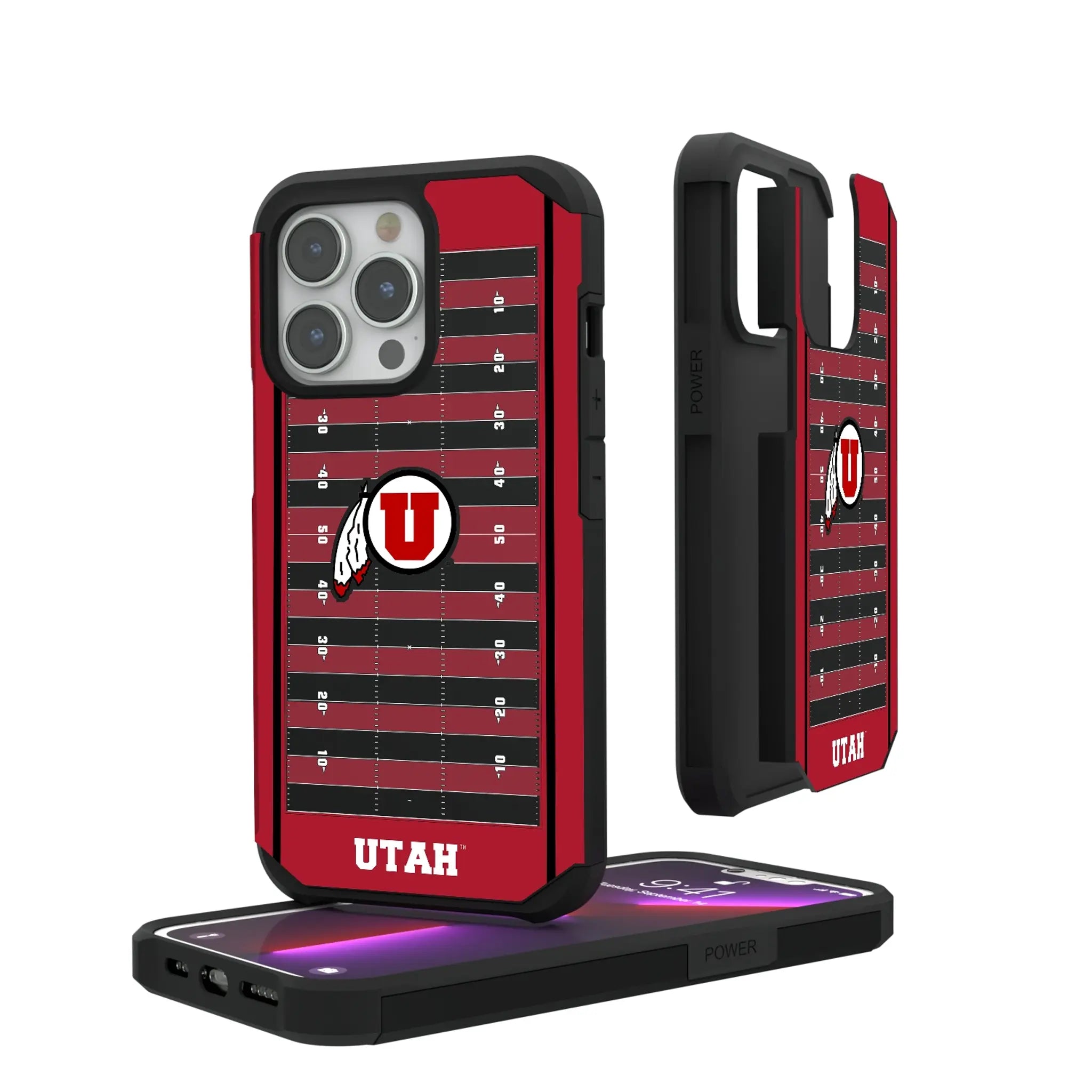 University of Utah Utes Field Rugged Phone Case