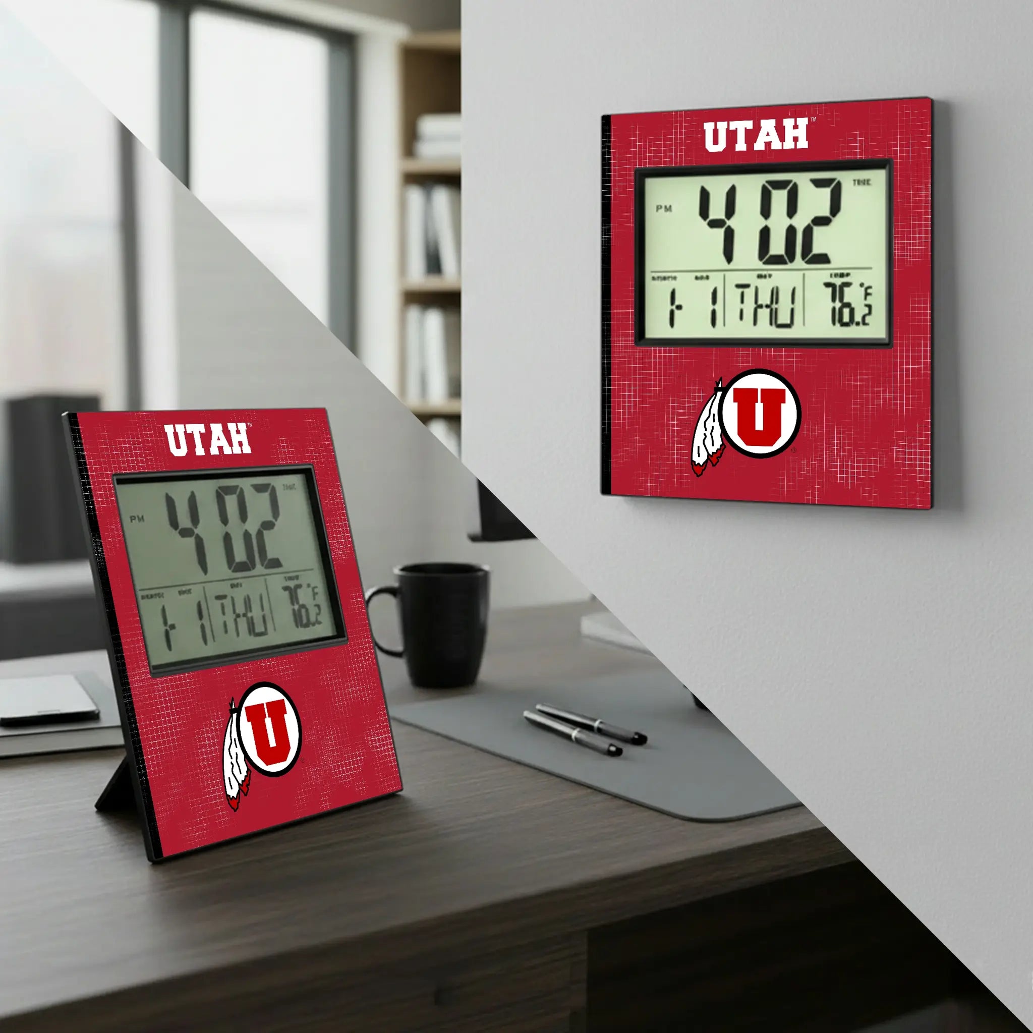 University of Utah Utes Hatch Wall Clock