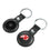 University of Utah Utes Insignia Black Airtag Holder 2-Pack