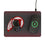 University of Utah Utes Linen 15-Watt Wireless Charger and Mouse Pad
