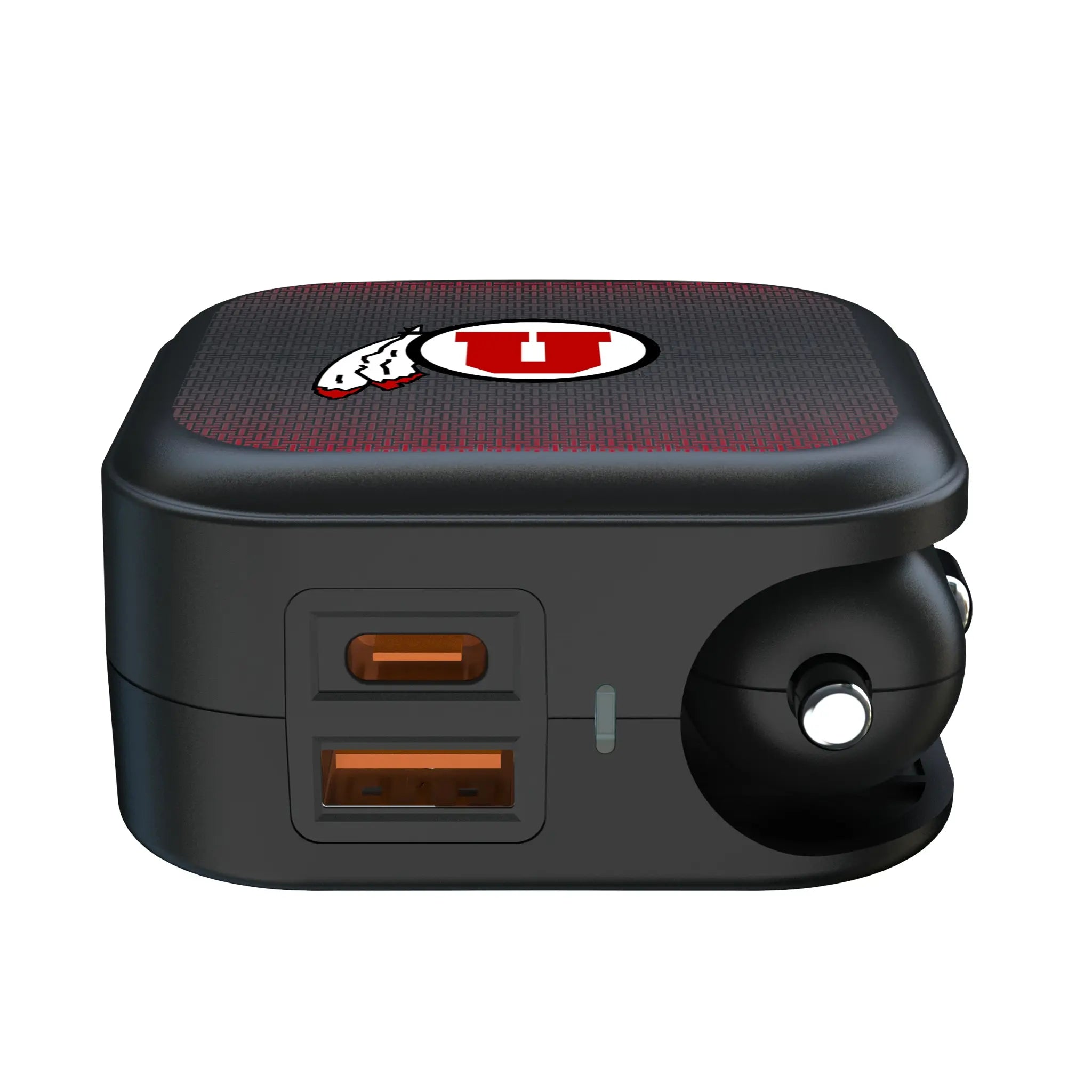 University of Utah Utes Linen 2 in 1 USB A/C Charger