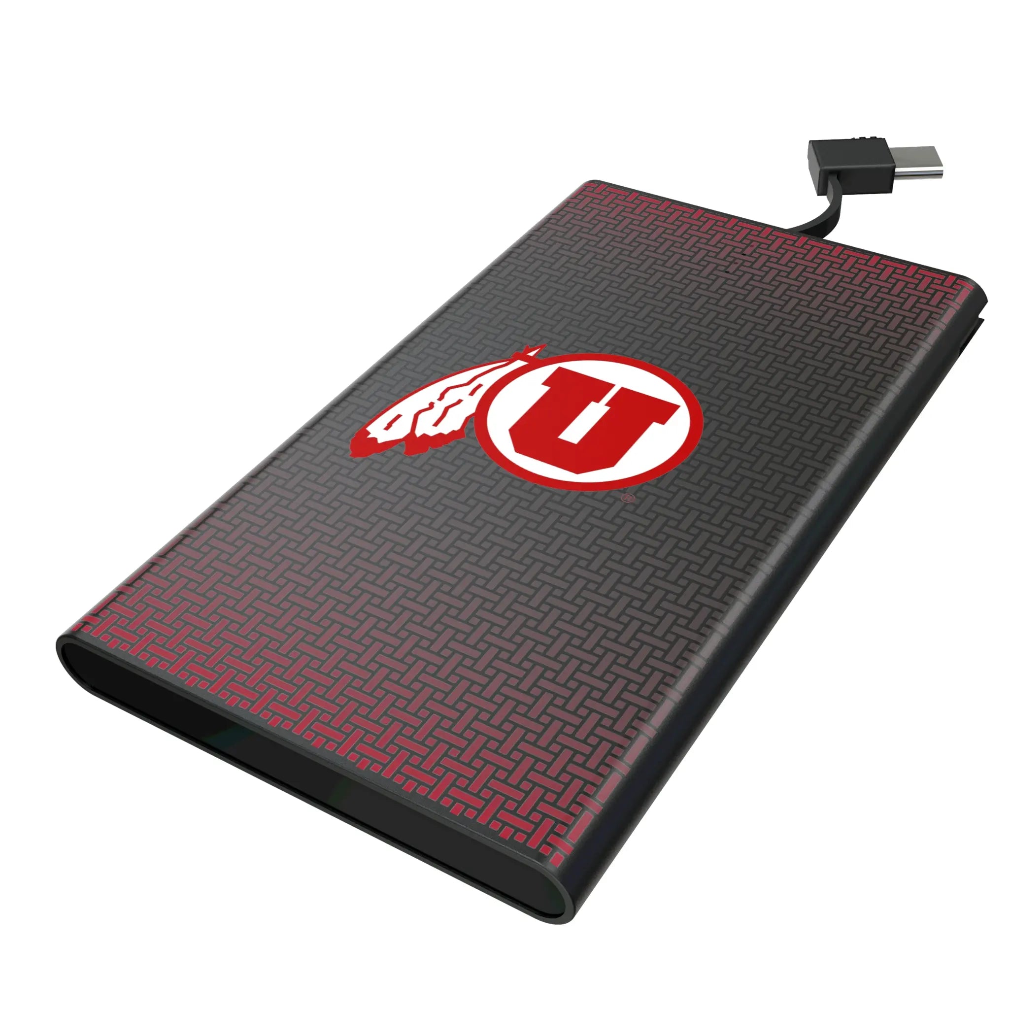 University of Utah Utes Linen 5000mAh Flat Powerbank