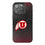 University of Utah Utes Linen Bling Phone Case for Apple iPhone
