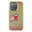 University of Utah Utes Linen Bling Phone Case for Apple iPhone