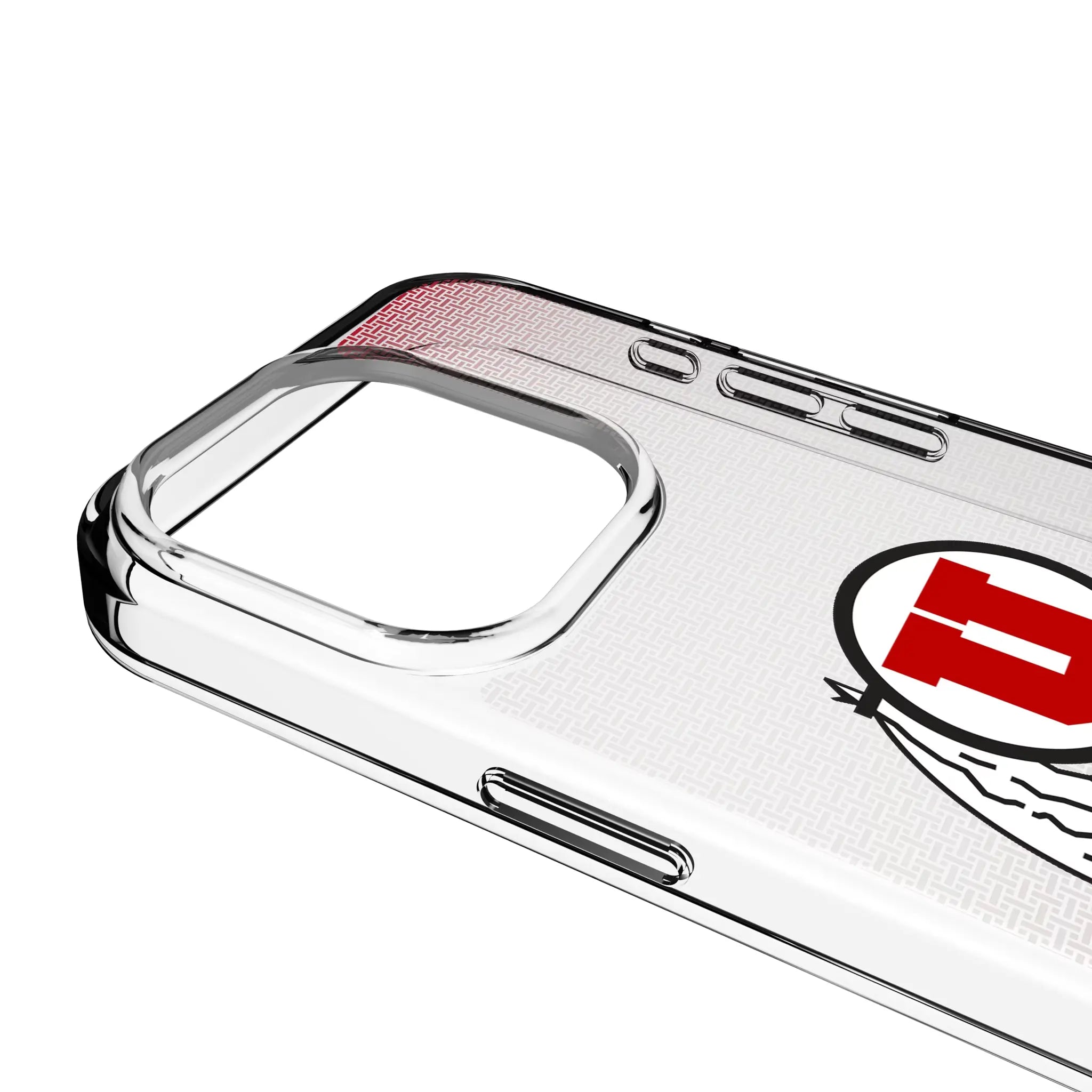 University of Utah Utes Linen Clear Phone Case for Apple iPhone