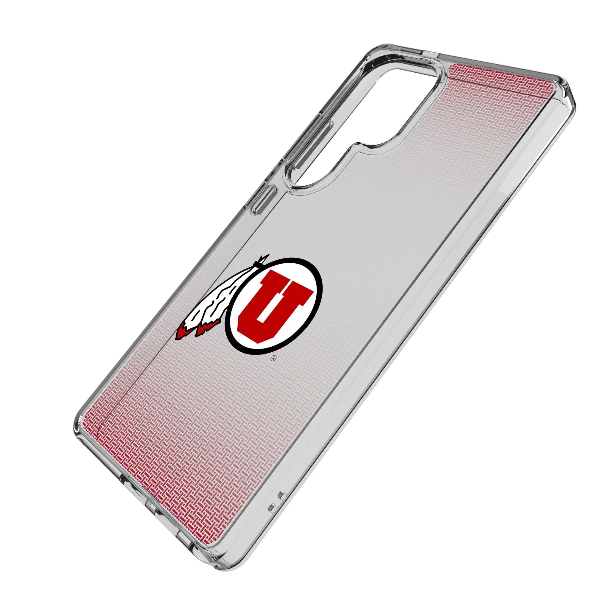 University of Utah Utes Linen Clear Phone Case for Samsung Galaxy