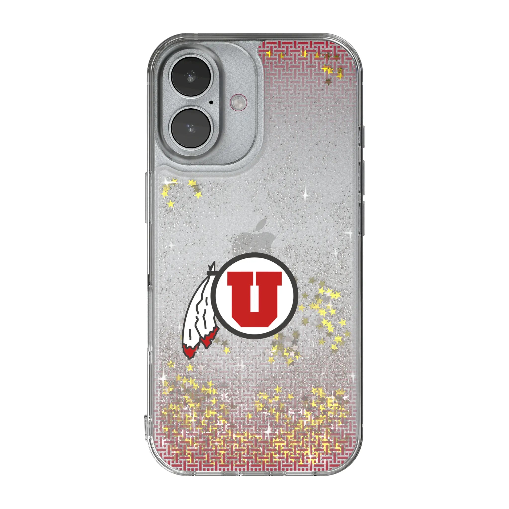 University of Utah Utes Linen Glitter Phone Case