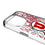 University of Utah Utes Paisley Clear Phone Case for Apple iPhone