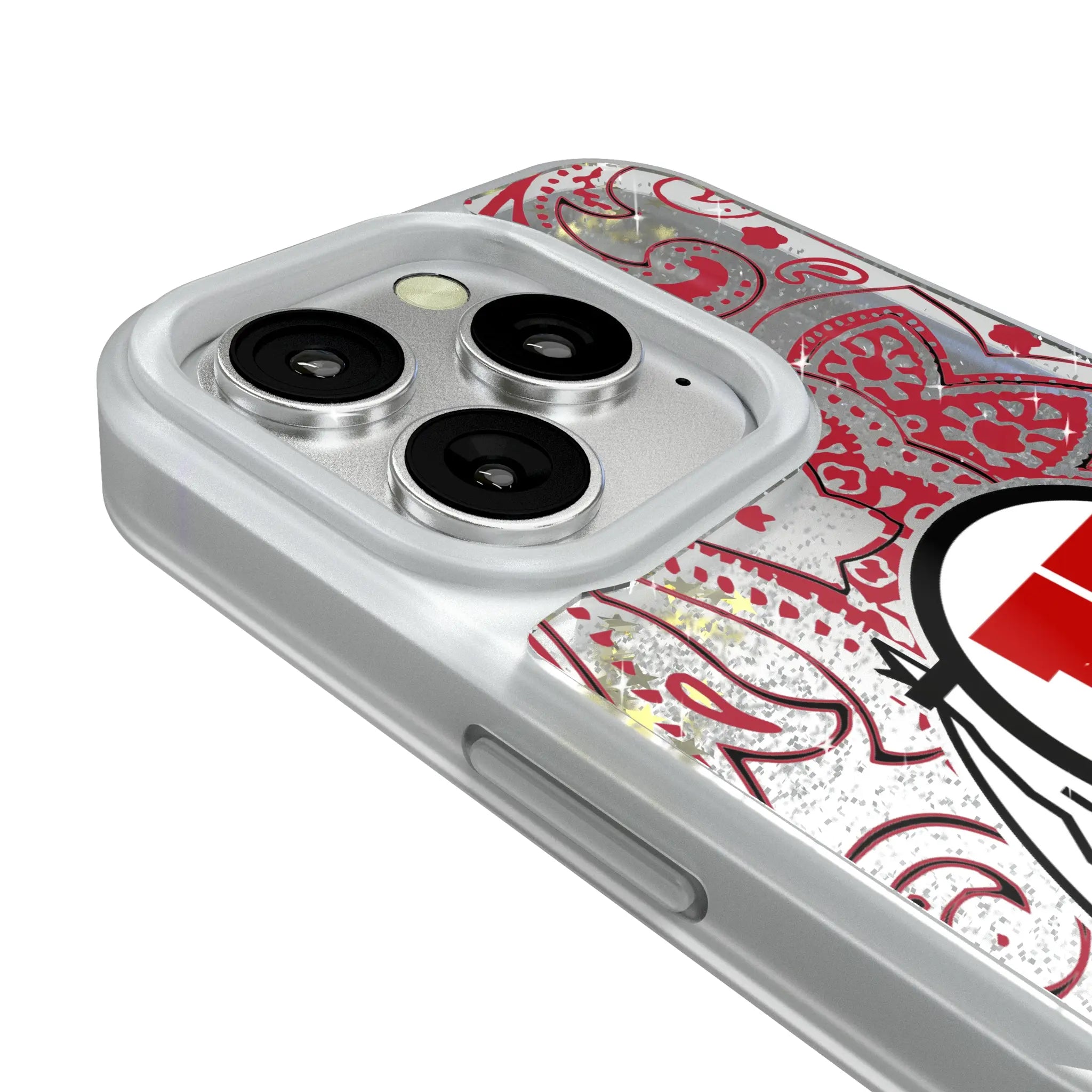 University of Utah Utes Paisley Glitter Phone Case