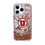 University of Utah Utes Paisley Glitter Phone Case