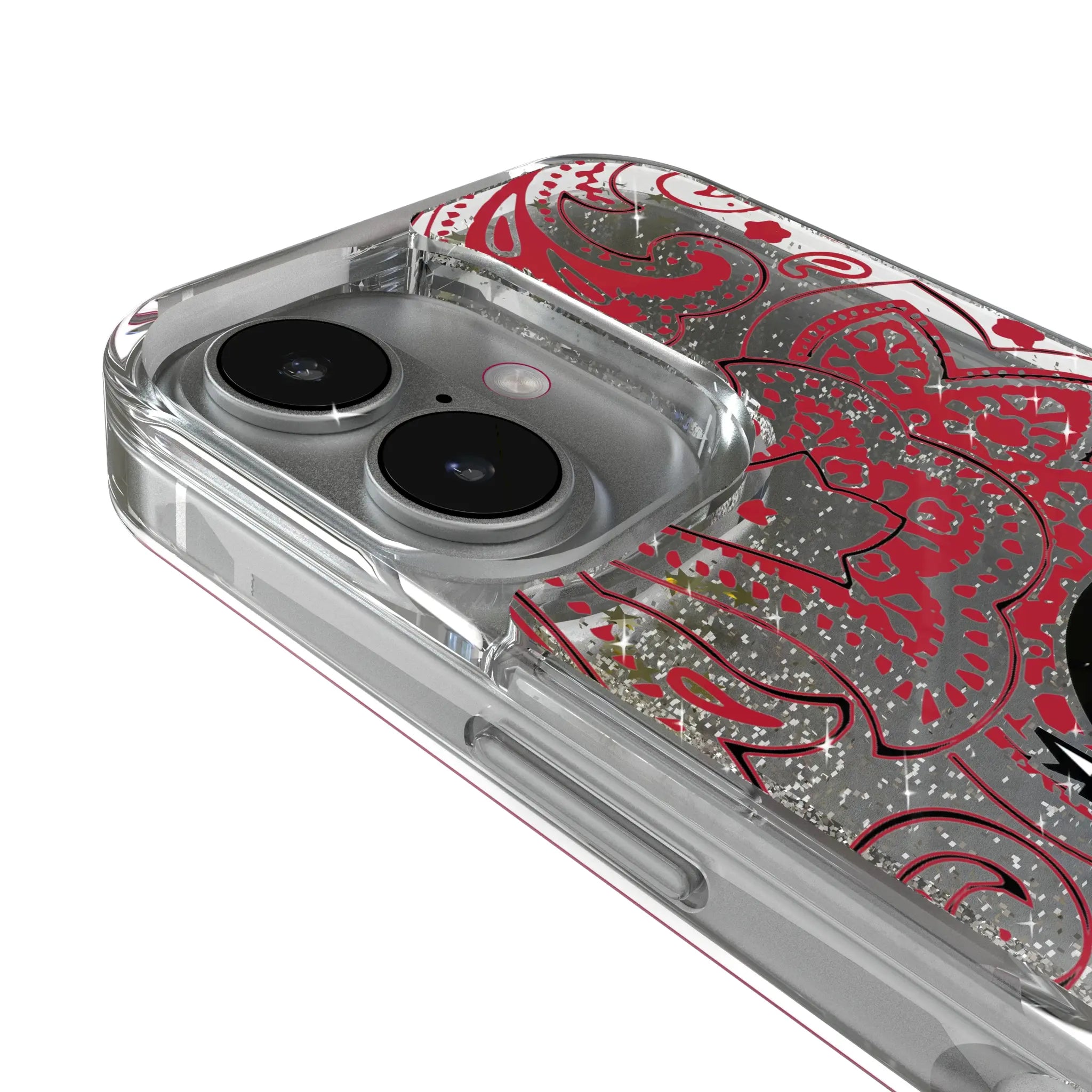 University of Utah Utes Paisley Glitter Phone Case