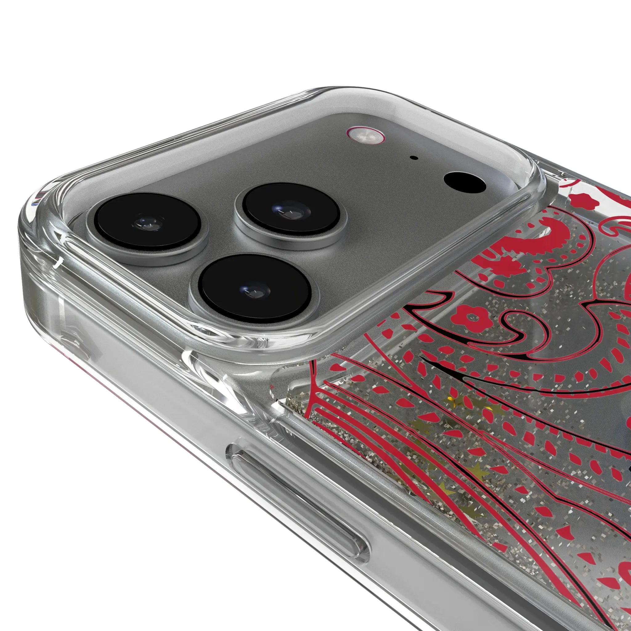 University of Utah Utes Paisley Glitter Phone Case