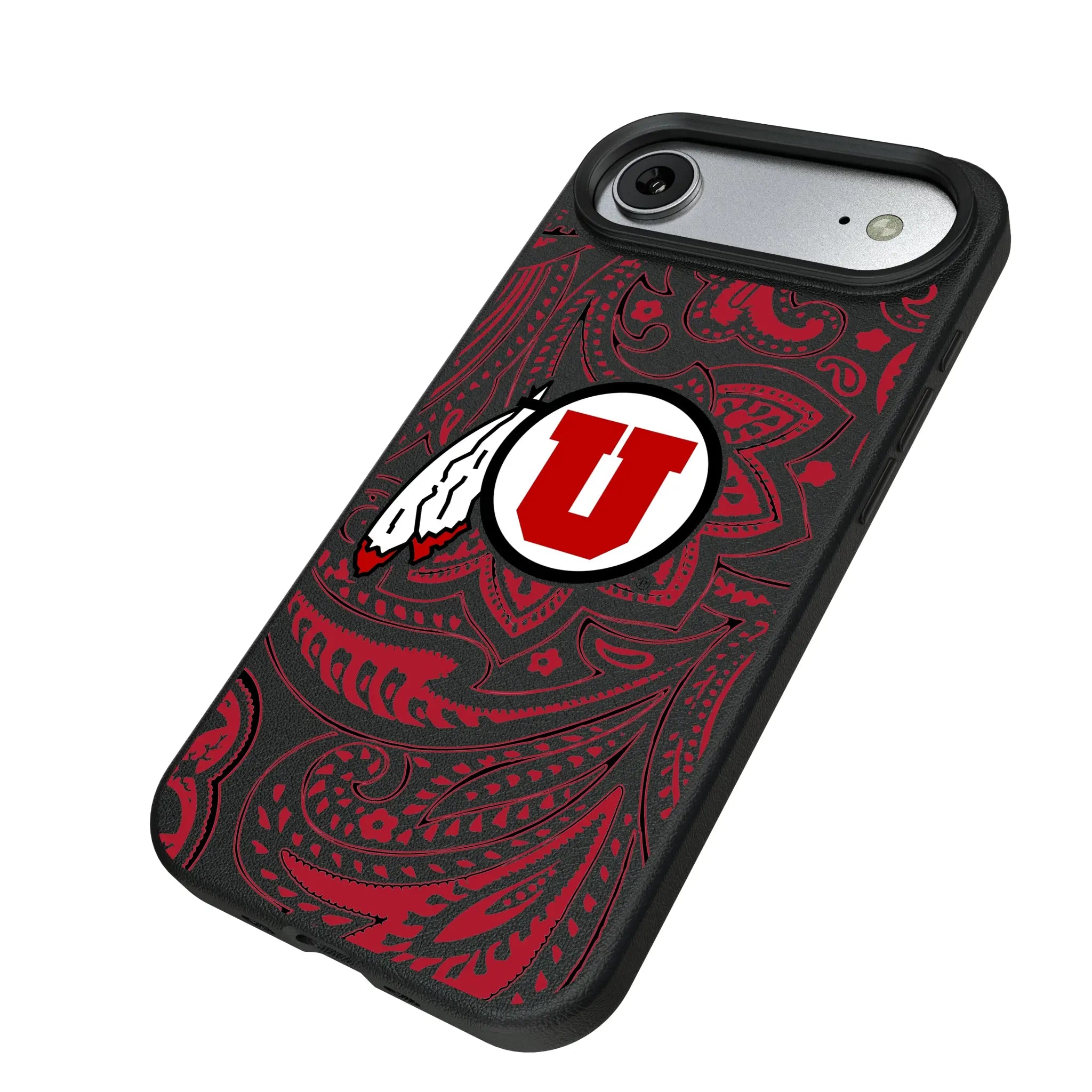 University of Utah Utes Paisley MagSafe Compatible Phone Case for Apple iPhone