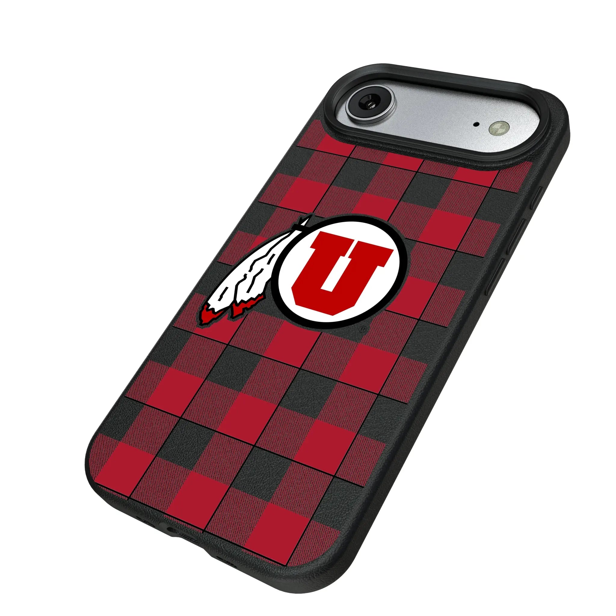 University of Utah Utes Plaid MagSafe Compatible Phone Case for Apple iPhone