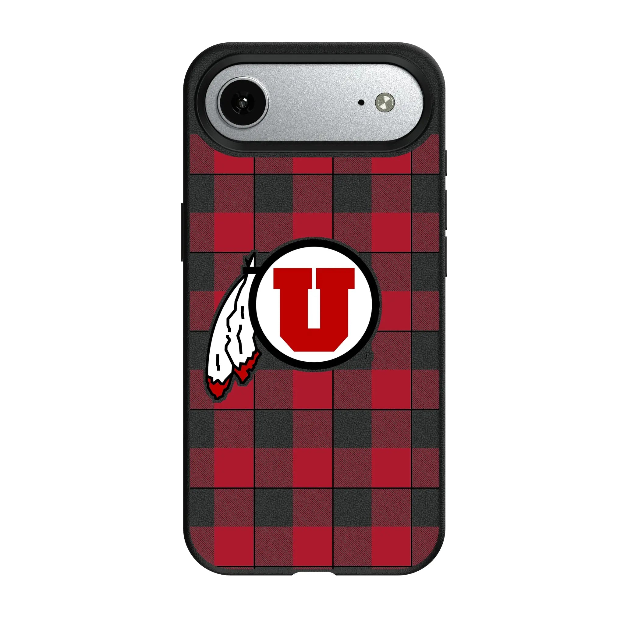 University of Utah Utes Plaid MagSafe Compatible Phone Case for Apple iPhone
