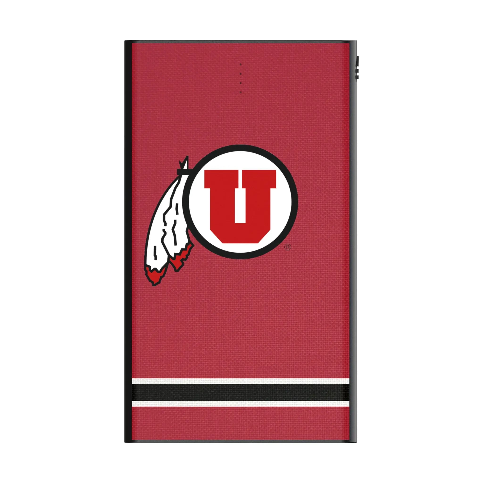 University of Utah Utes Stripe 5000mAh Flat Powerbank