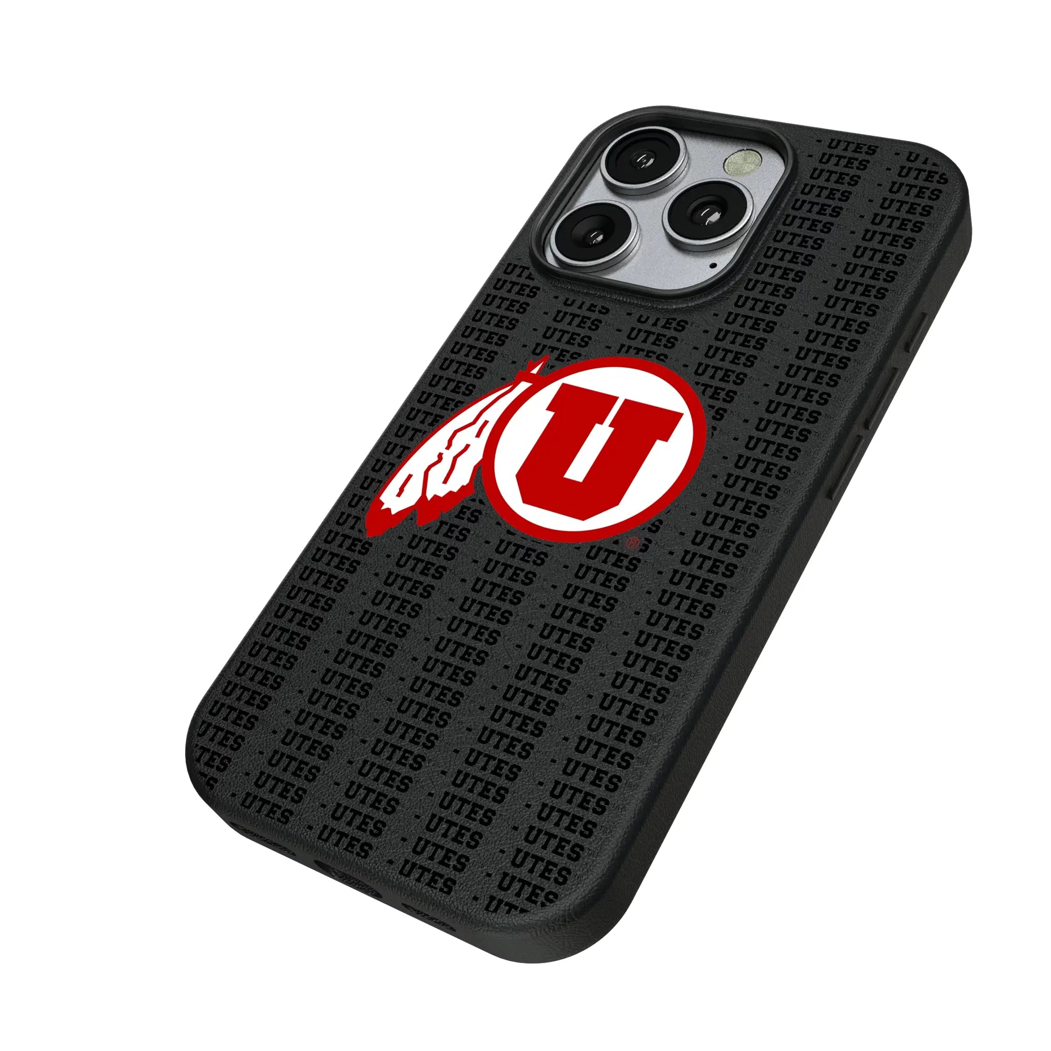 University of Utah Utes Text Backdrop MagSafe Compatible Phone Case for Apple iPhone