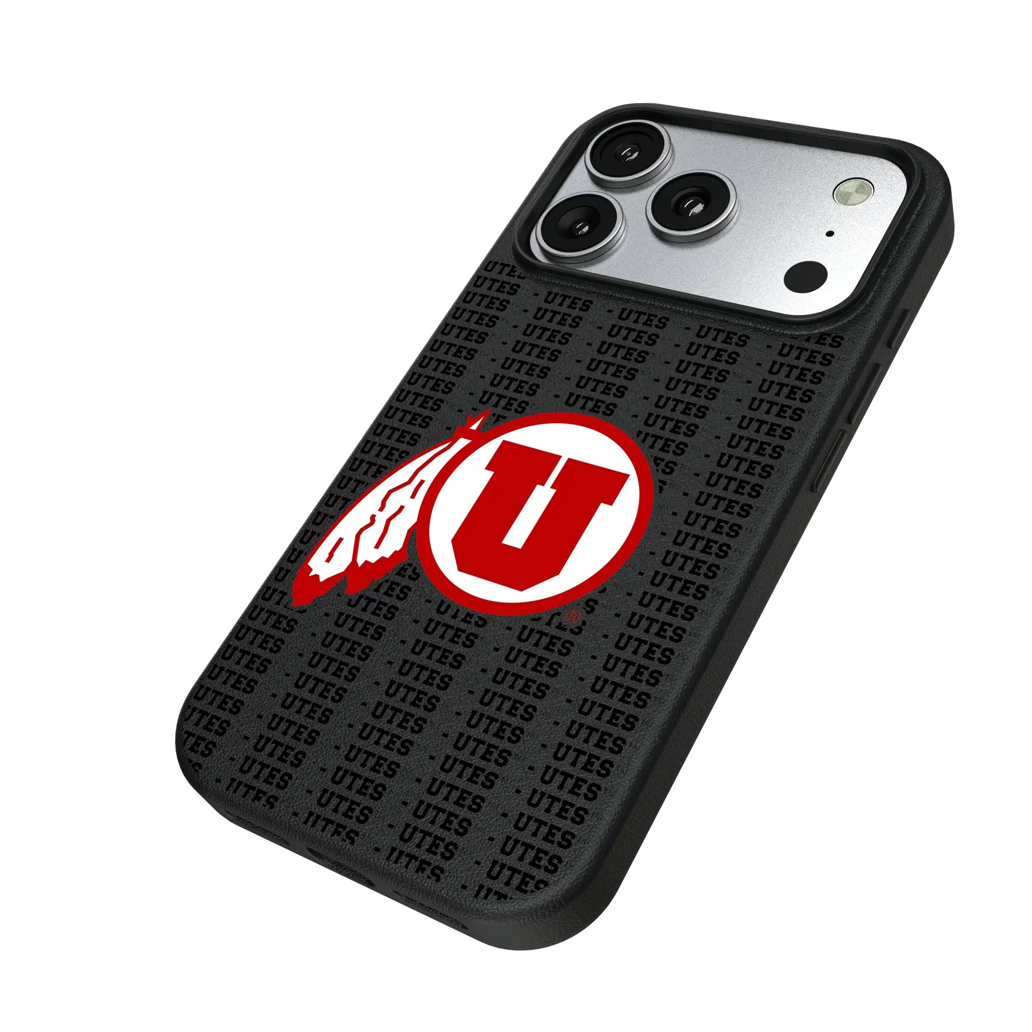 University of Utah Utes Text Backdrop MagSafe Compatible Phone Case for Apple iPhone