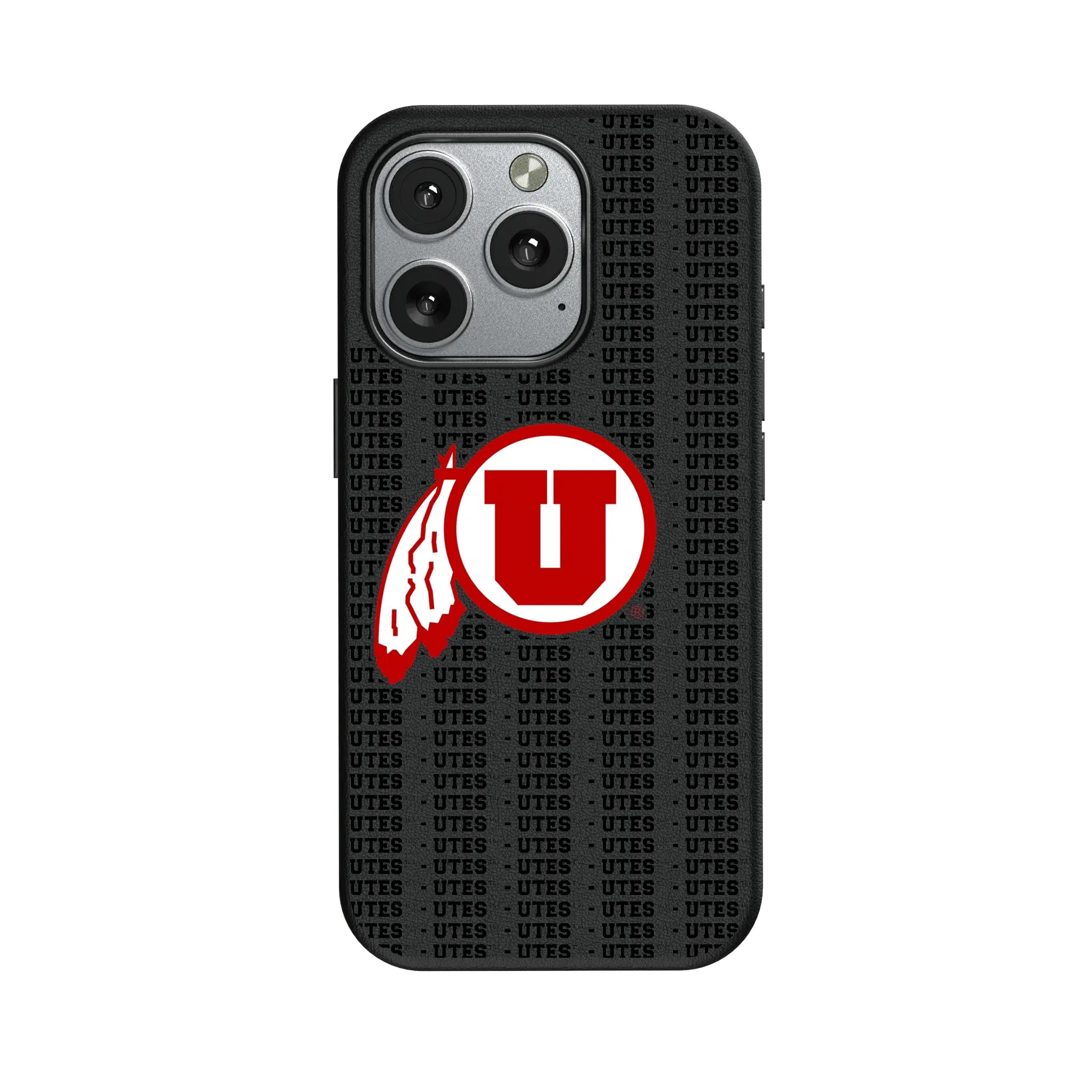 University of Utah Utes Text Backdrop MagSafe Compatible Phone Case for Apple iPhone