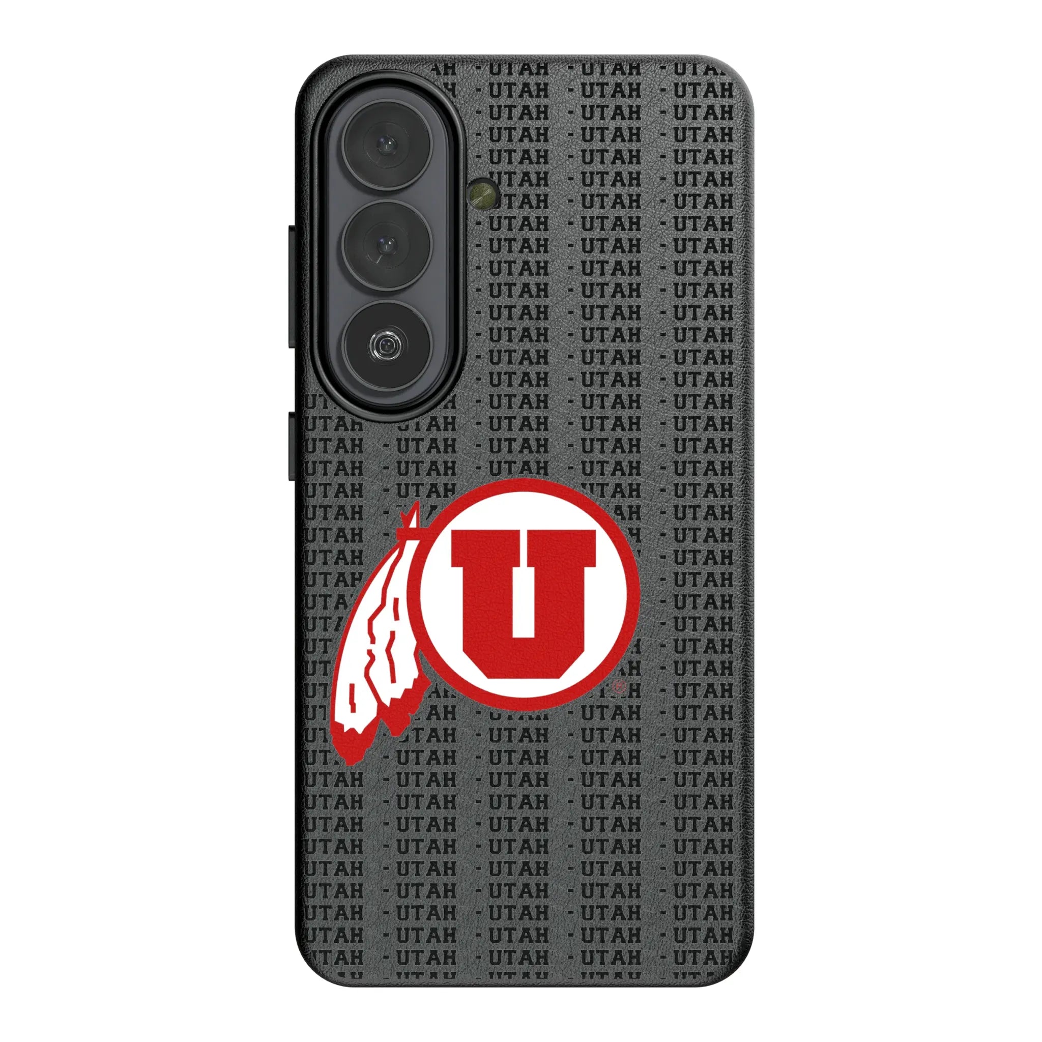 University of Utah Utes Text Backdrop MagSafe Compatible Phone Case for Samsung Galaxy