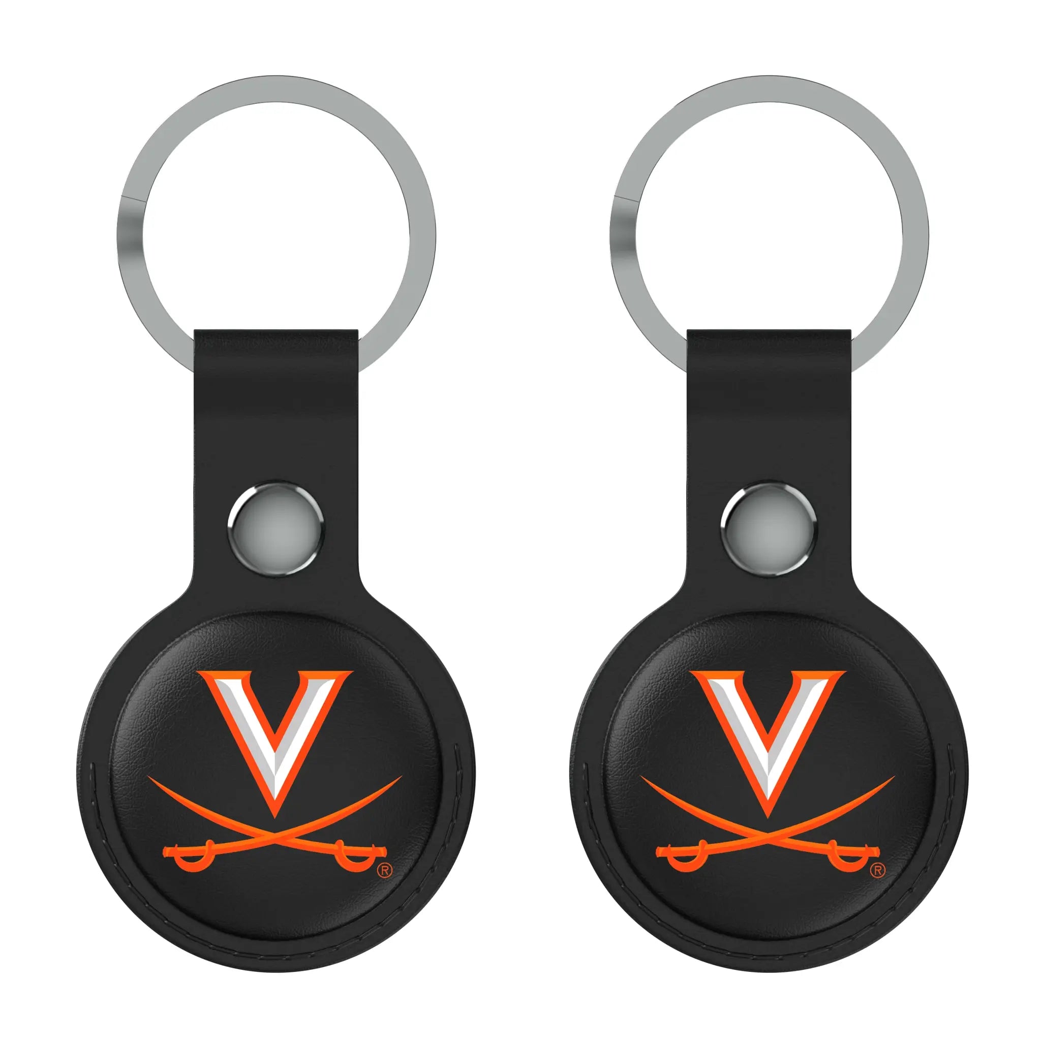 University of Virginia Cavaliers Insignia Black Airtag Holder 2-Pack