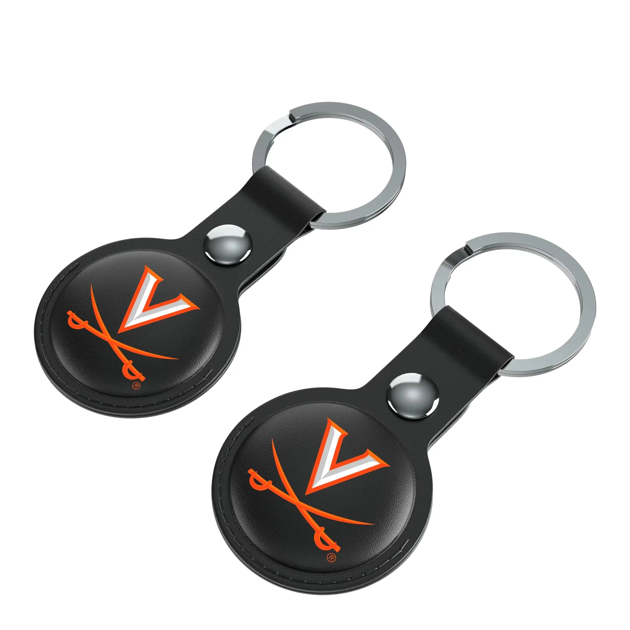 University of Virginia Cavaliers Insignia Black Airtag Holder 2-Pack