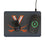 University of Virginia Cavaliers Linen 15-Watt Wireless Charger and Mouse Pad