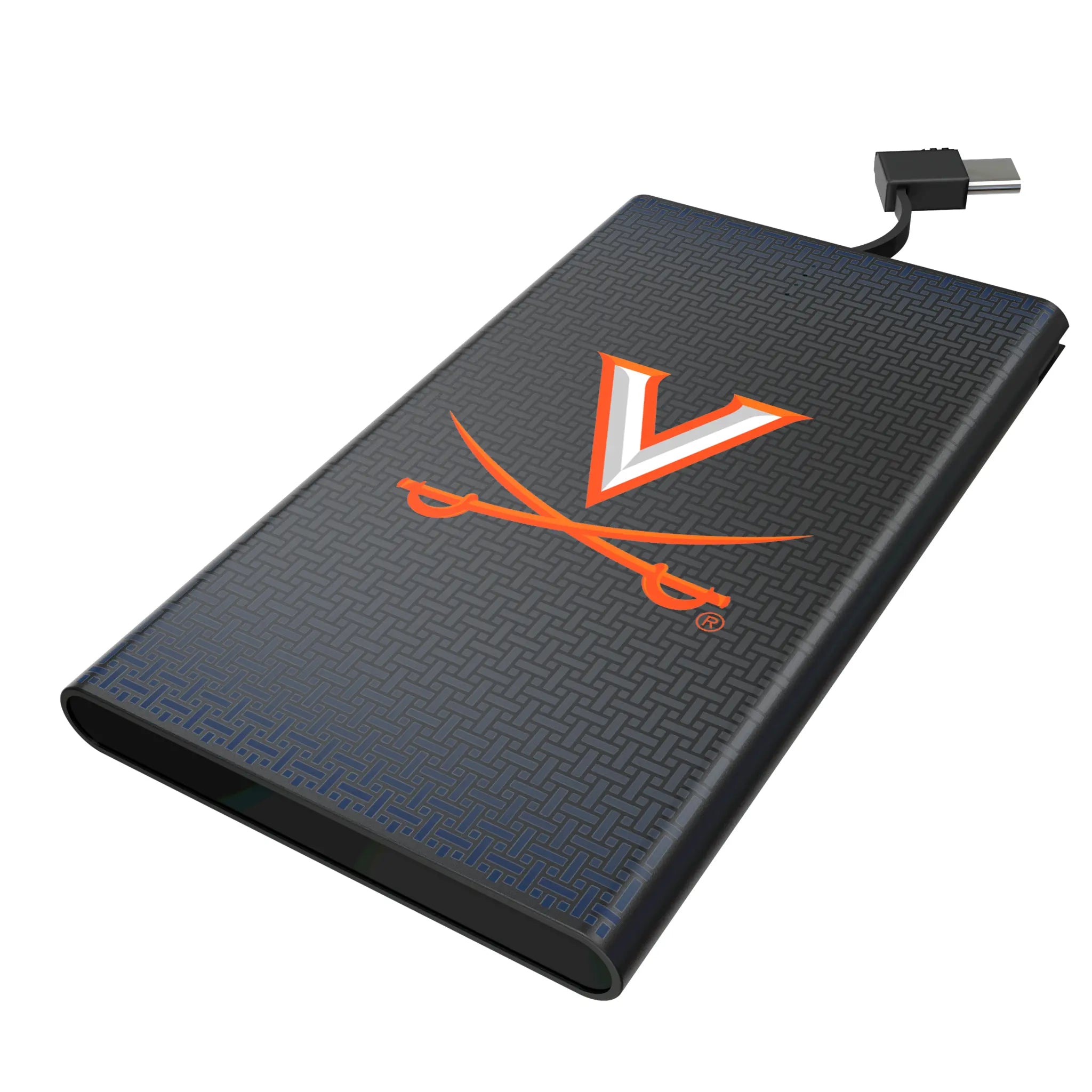 University of Virginia Cavaliers Linen 5000mAh Flat Powerbank