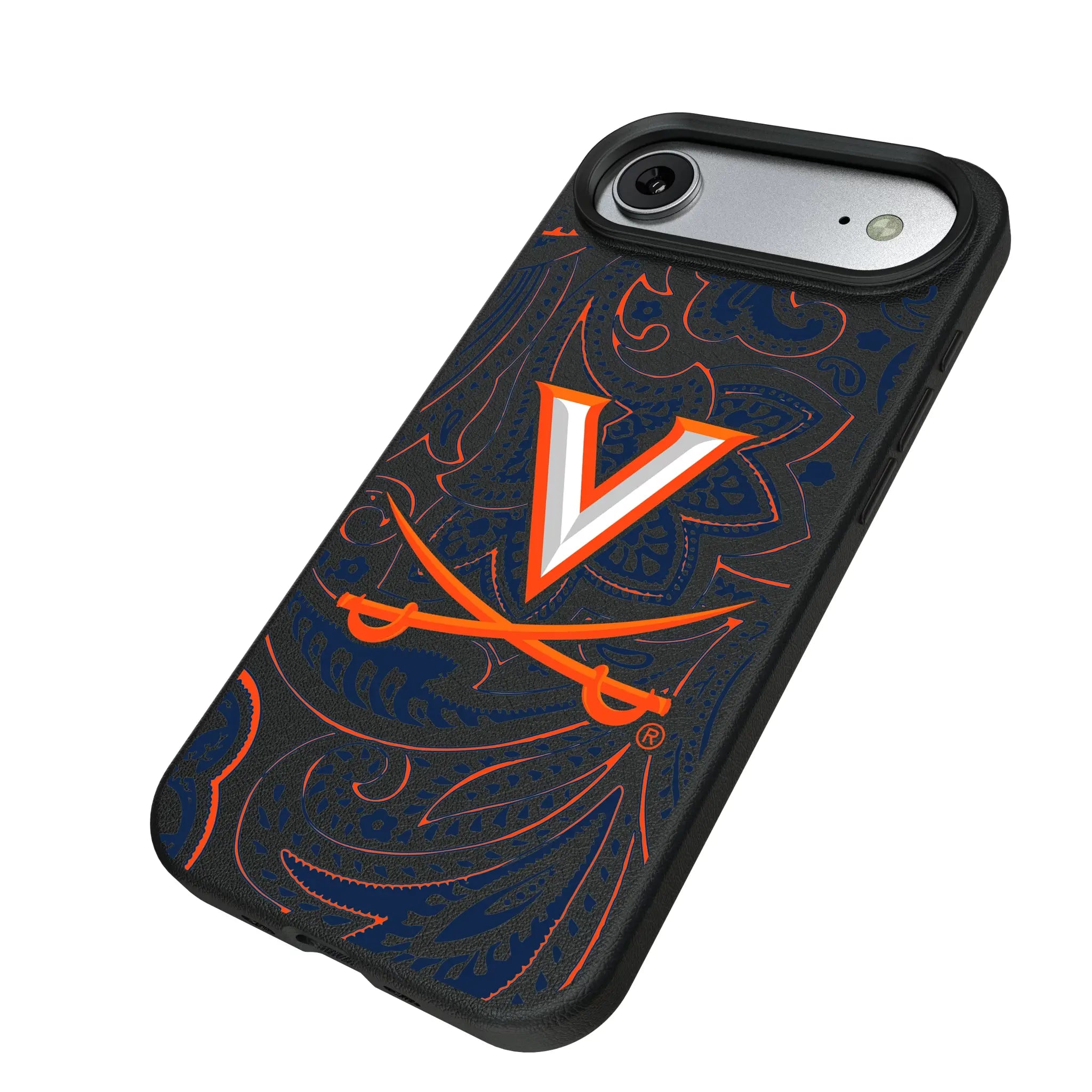 University of Virginia Cavaliers Paisley MagSafe Compatible Phone Case for Apple iPhone