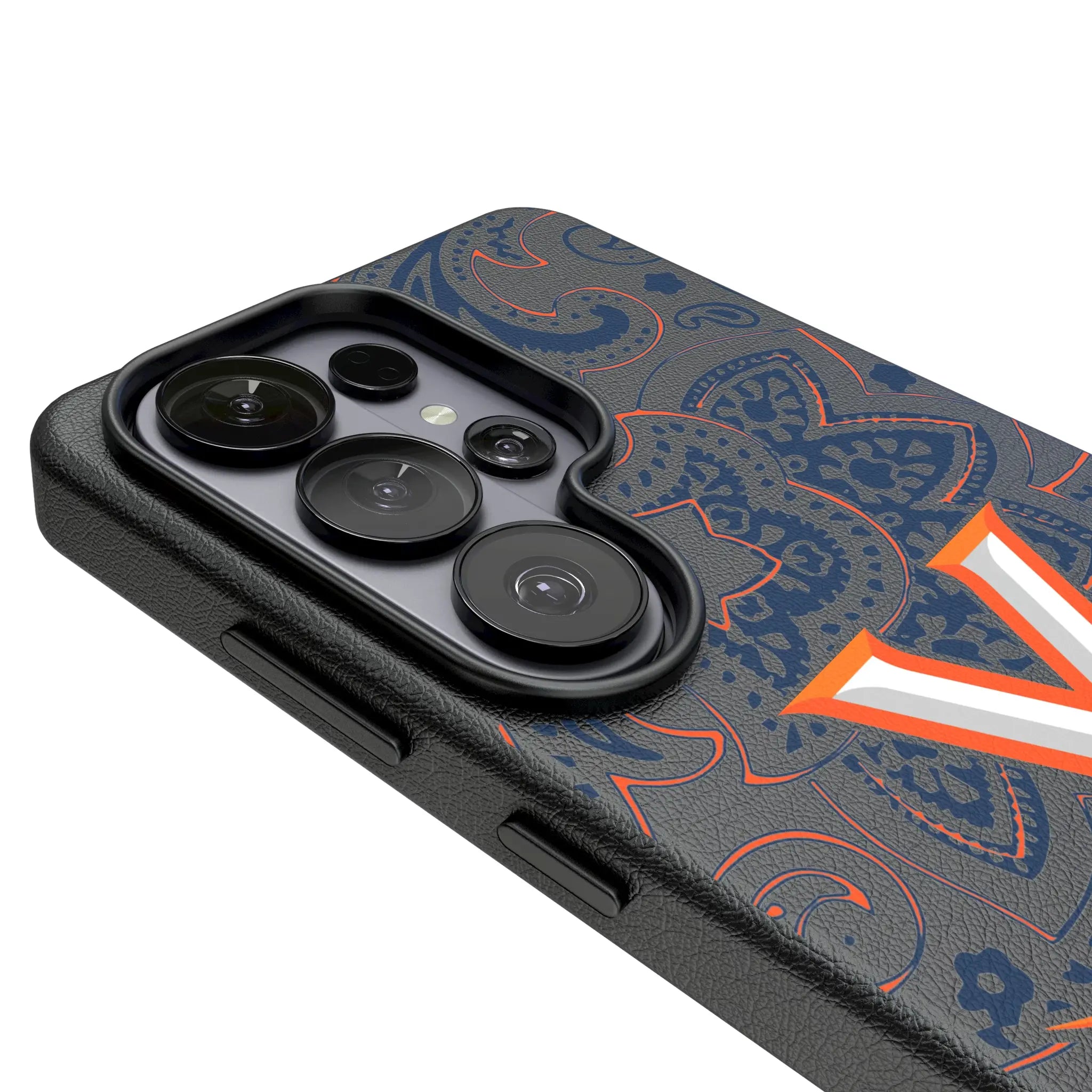 University of Virginia Cavaliers Paisley MagSafe Compatible Phone Case for Samsung Galaxy