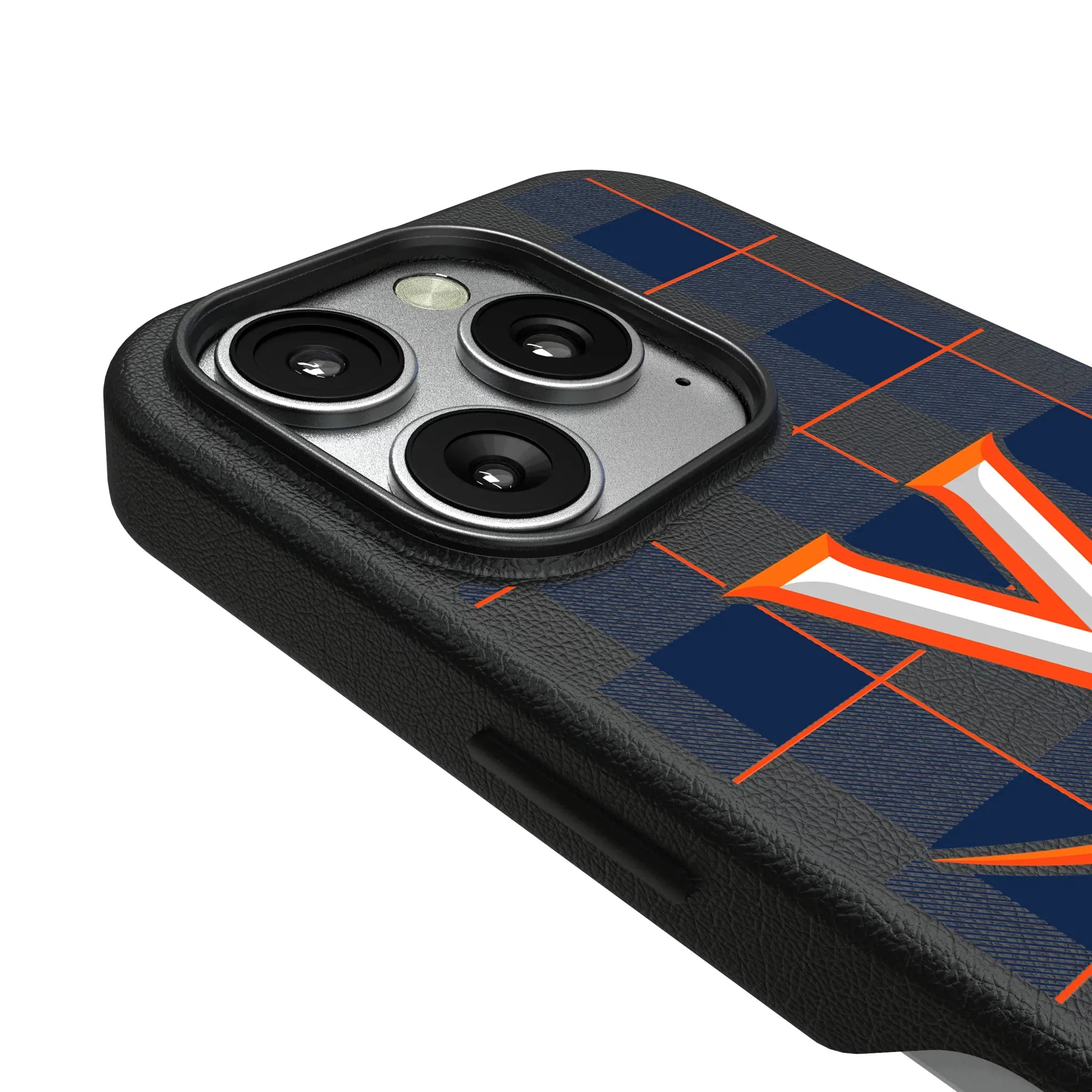 University of Virginia Cavaliers Plaid MagSafe Compatible Phone Case for Apple iPhone