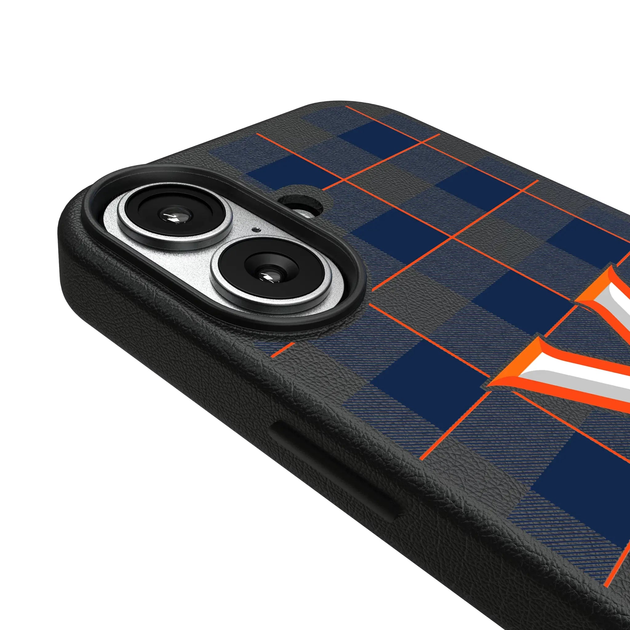 University of Virginia Cavaliers Plaid MagSafe Compatible Phone Case for Apple iPhone
