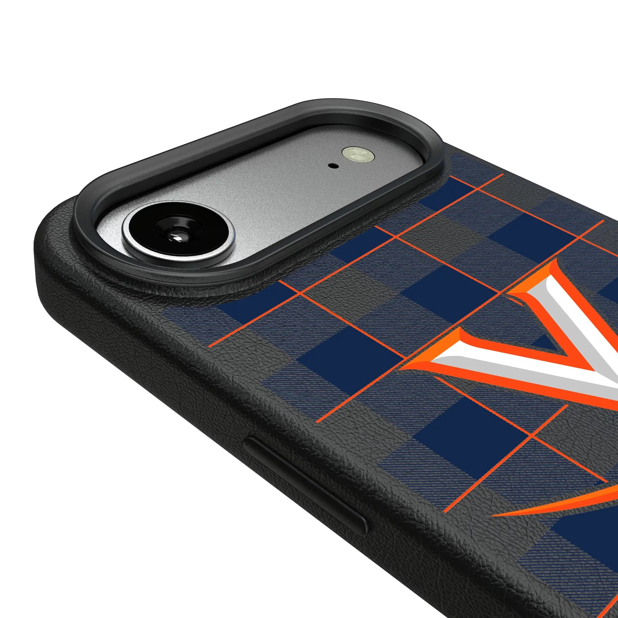 University of Virginia Cavaliers Plaid MagSafe Compatible Phone Case for Apple iPhone
